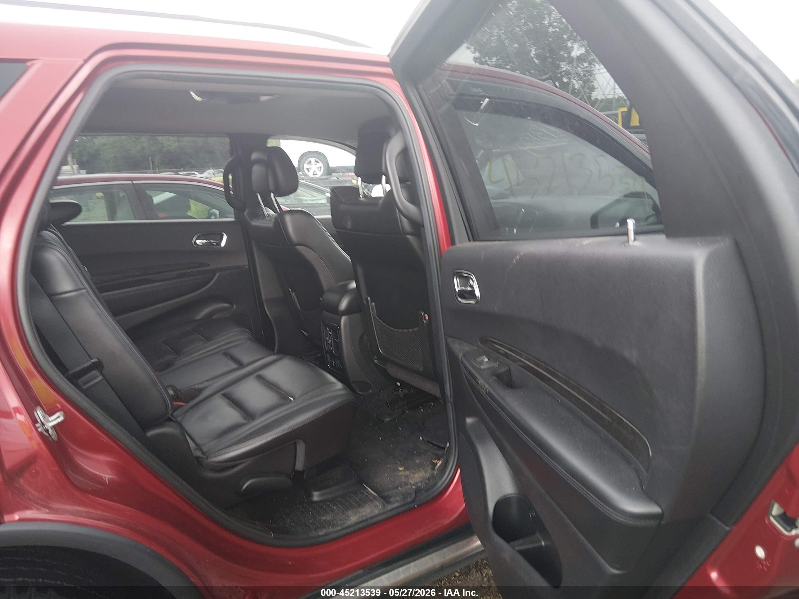 2013 Dodge Durango Crew Red vin: 1C4RDJDG4DC700911