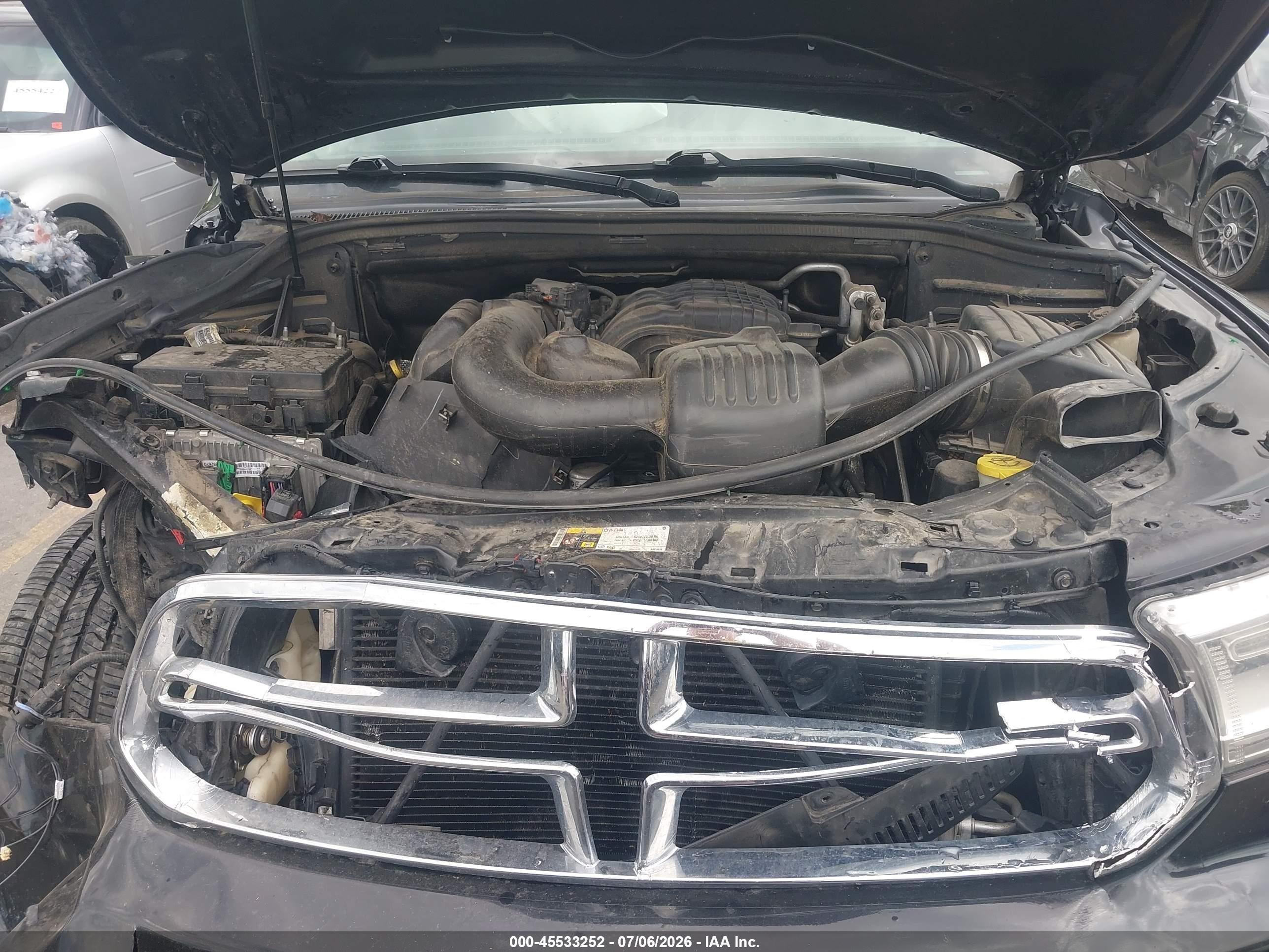 2014 Dodge Durango Limited Черный vin: 1C4RDJDG4EC351833