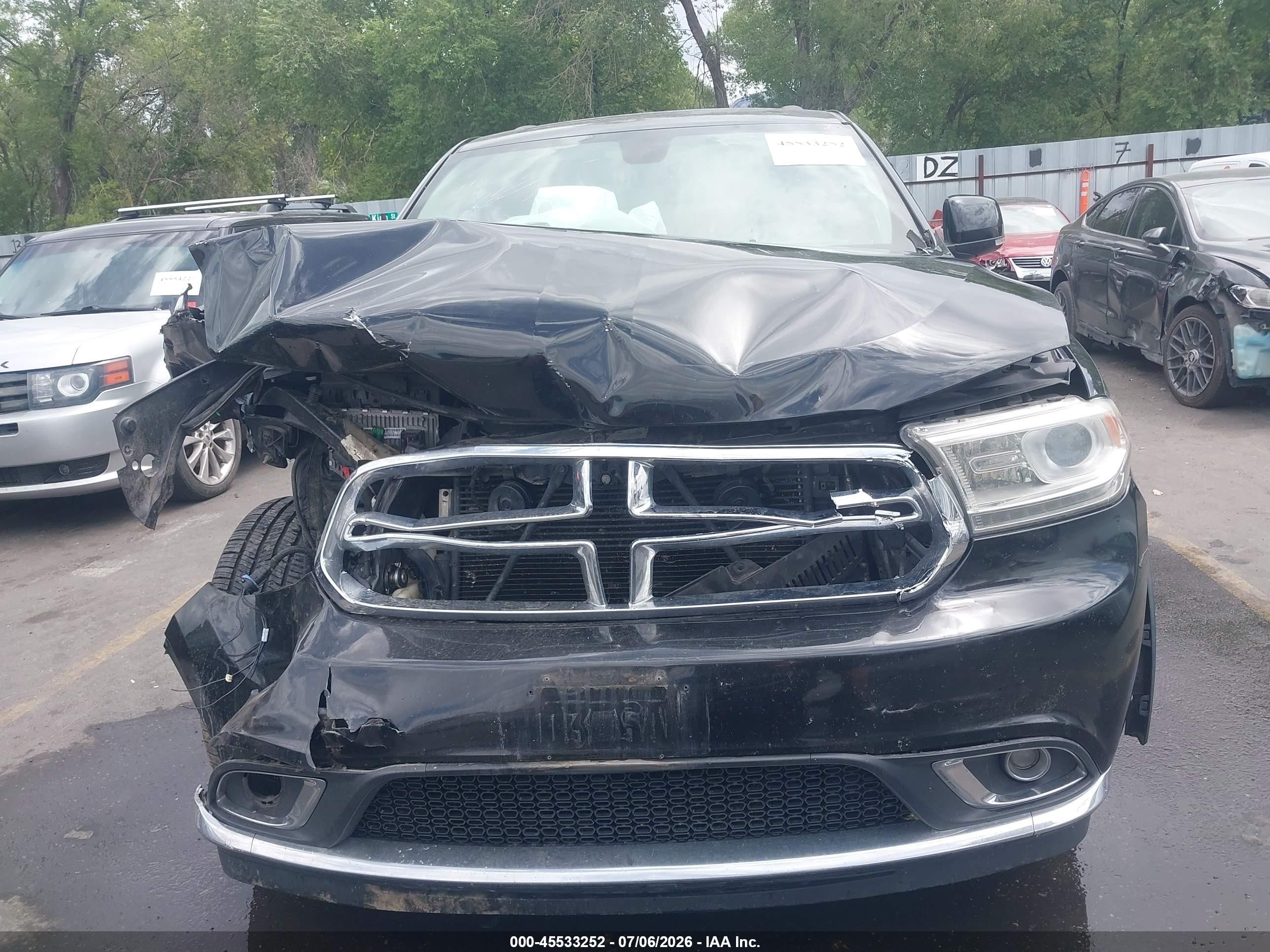 2014 Dodge Durango Limited Черный vin: 1C4RDJDG4EC351833