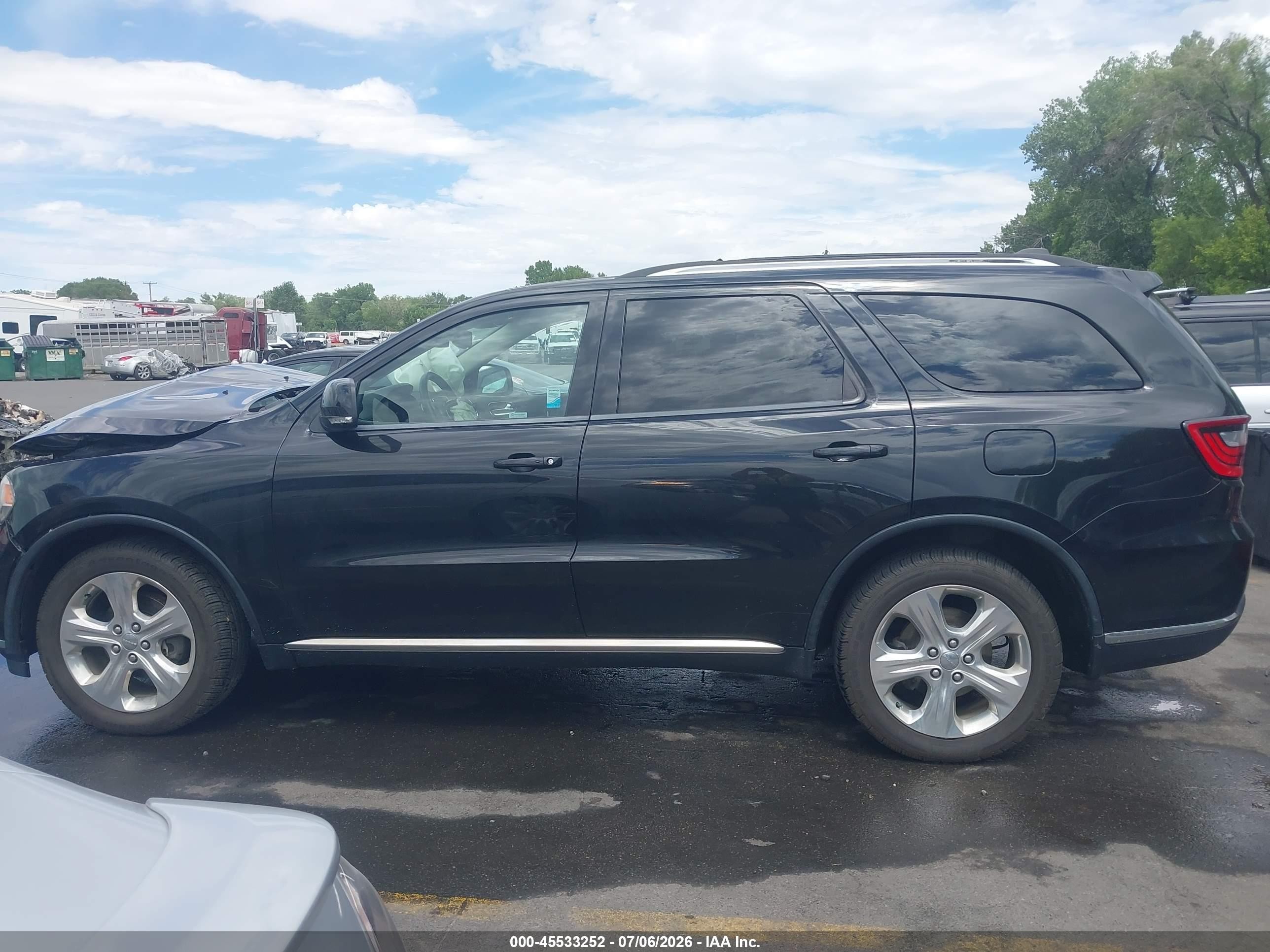2014 Dodge Durango Limited Черный vin: 1C4RDJDG4EC351833