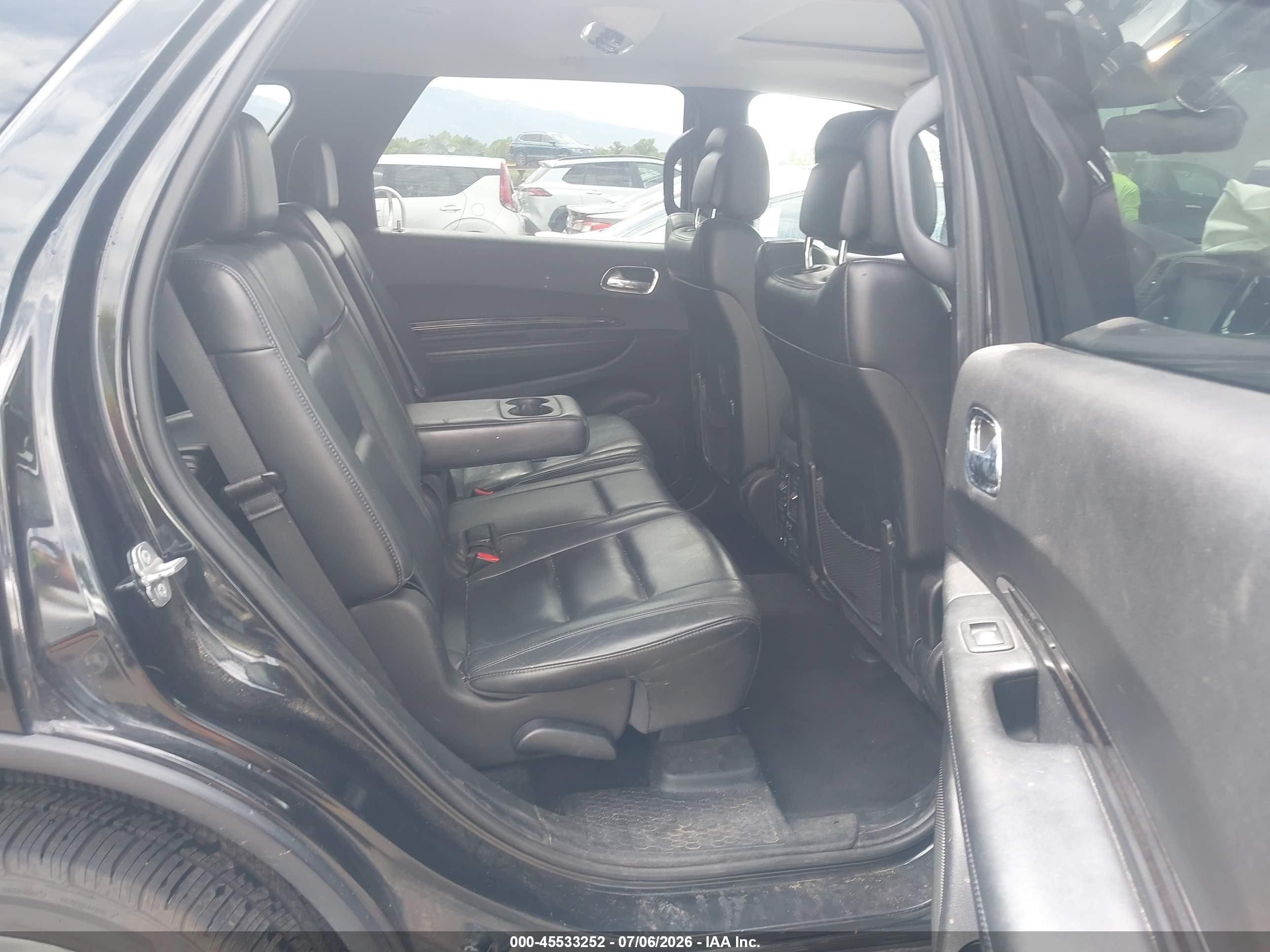 2014 Dodge Durango Limited Черный vin: 1C4RDJDG4EC351833