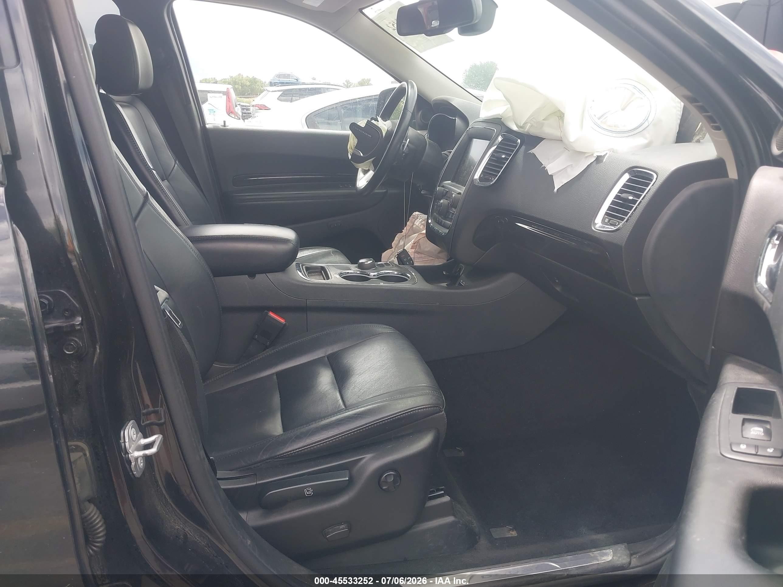 2014 Dodge Durango Limited Черный vin: 1C4RDJDG4EC351833