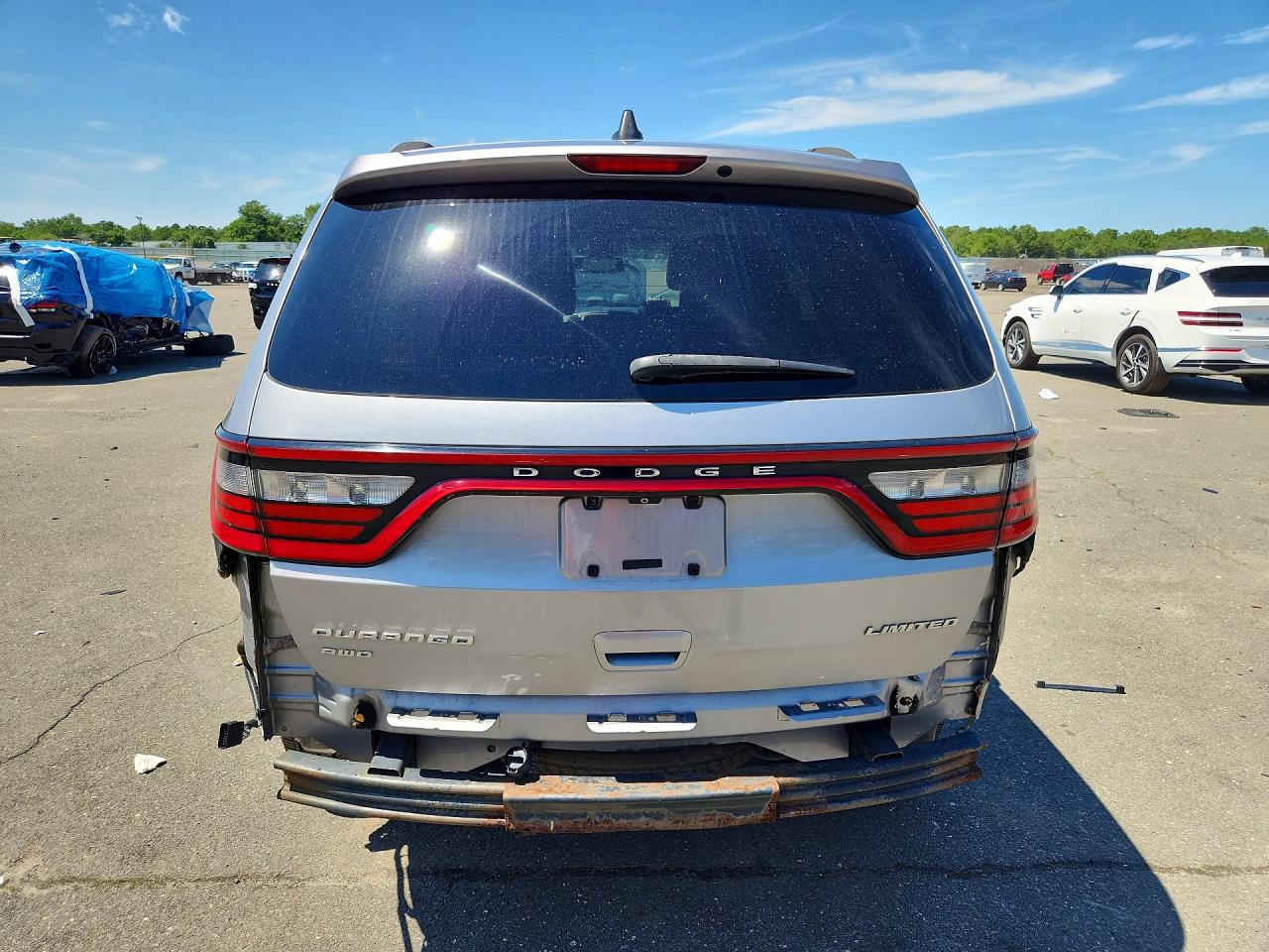 2014 Dodge Durango Limited Gray vin: 1C4RDJDG4EC455884
