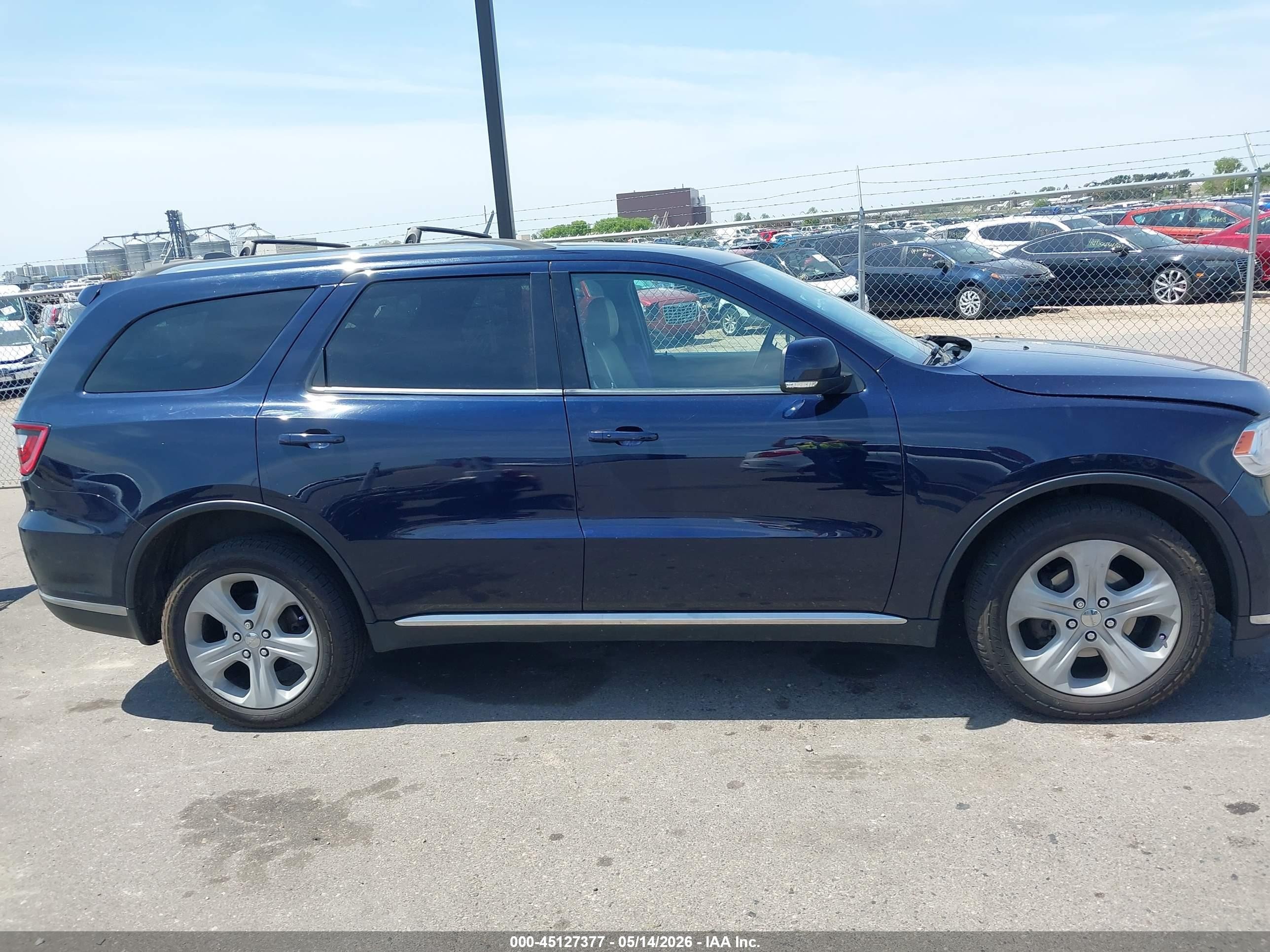 2014 Dodge Durango Limited Dark Blue vin: 1C4RDJDG4EC483071