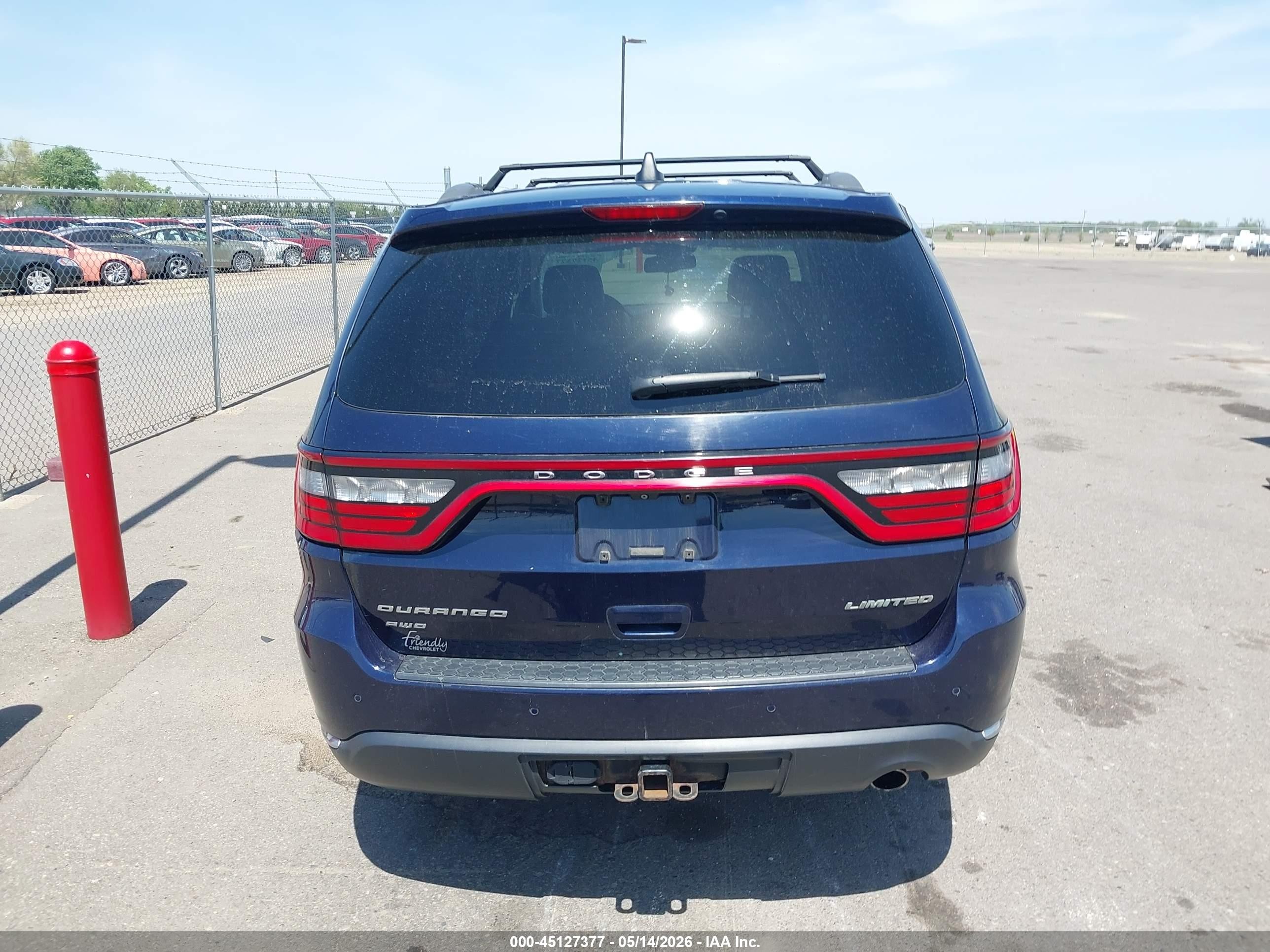 2014 Dodge Durango Limited Dark Blue vin: 1C4RDJDG4EC483071