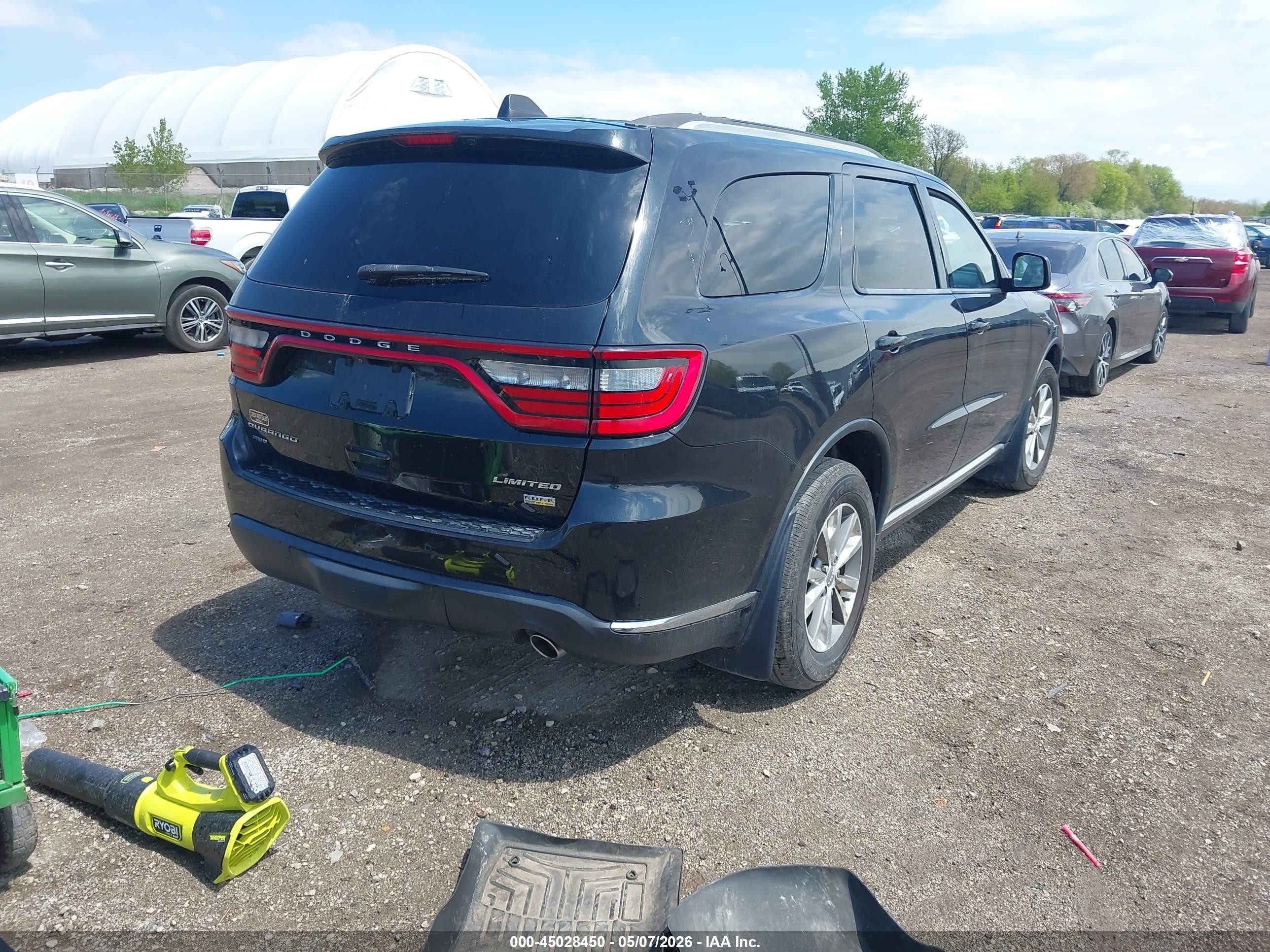 2014 Dodge Durango Limited Black vin: 1C4RDJDG4EC501729