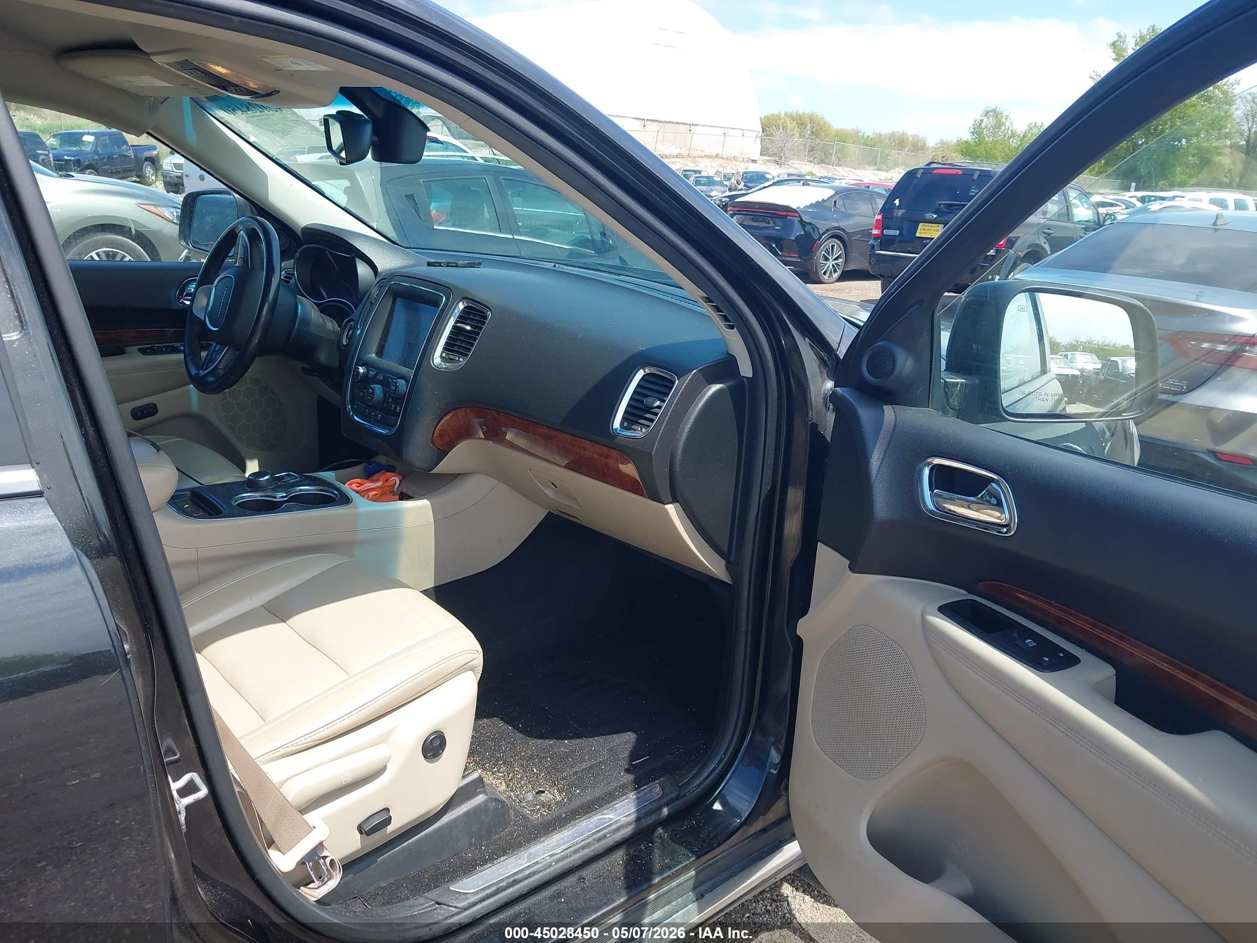 2014 Dodge Durango Limited Black vin: 1C4RDJDG4EC501729