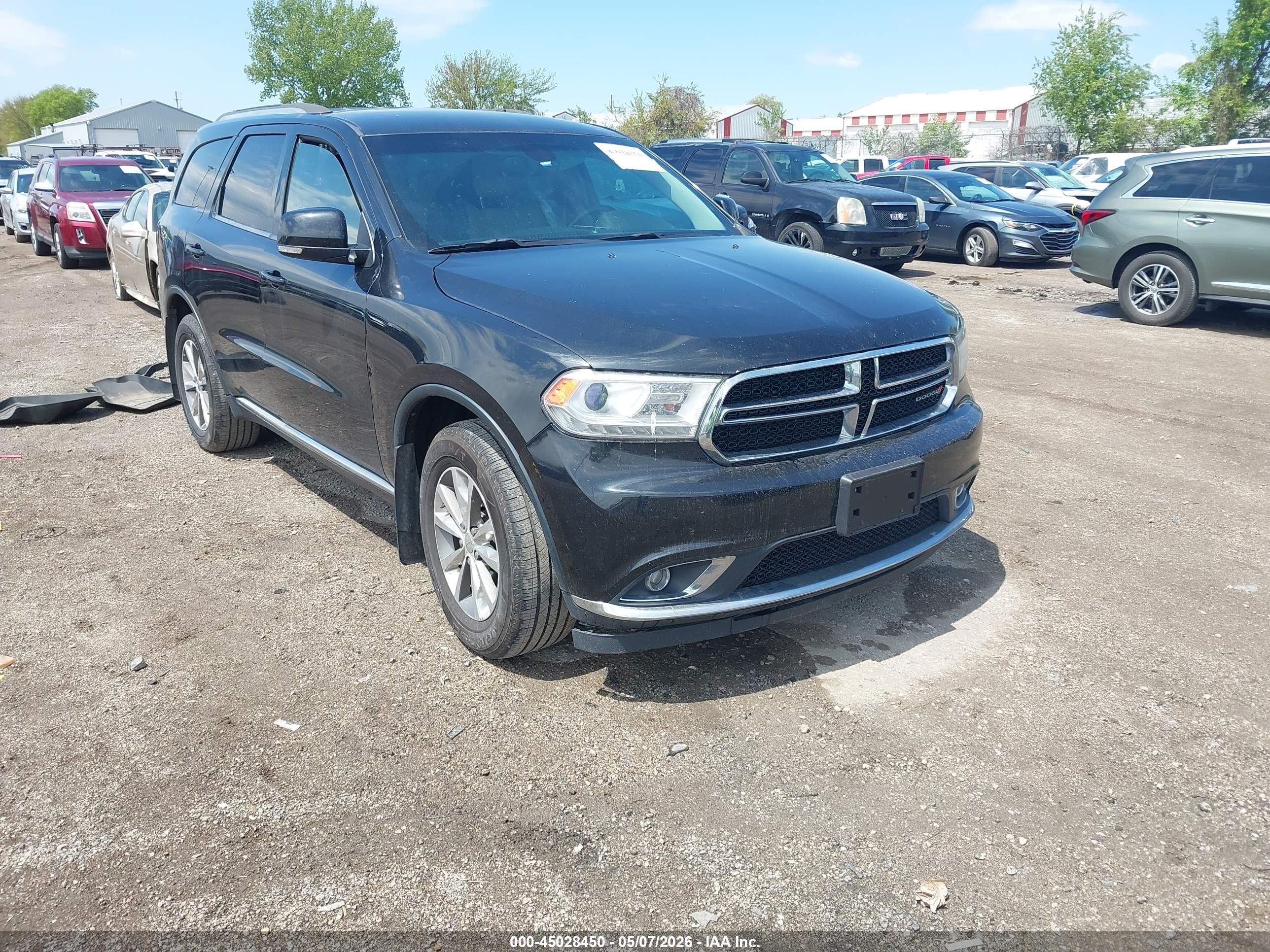 2014 Dodge Durango Limited Black vin: 1C4RDJDG4EC501729