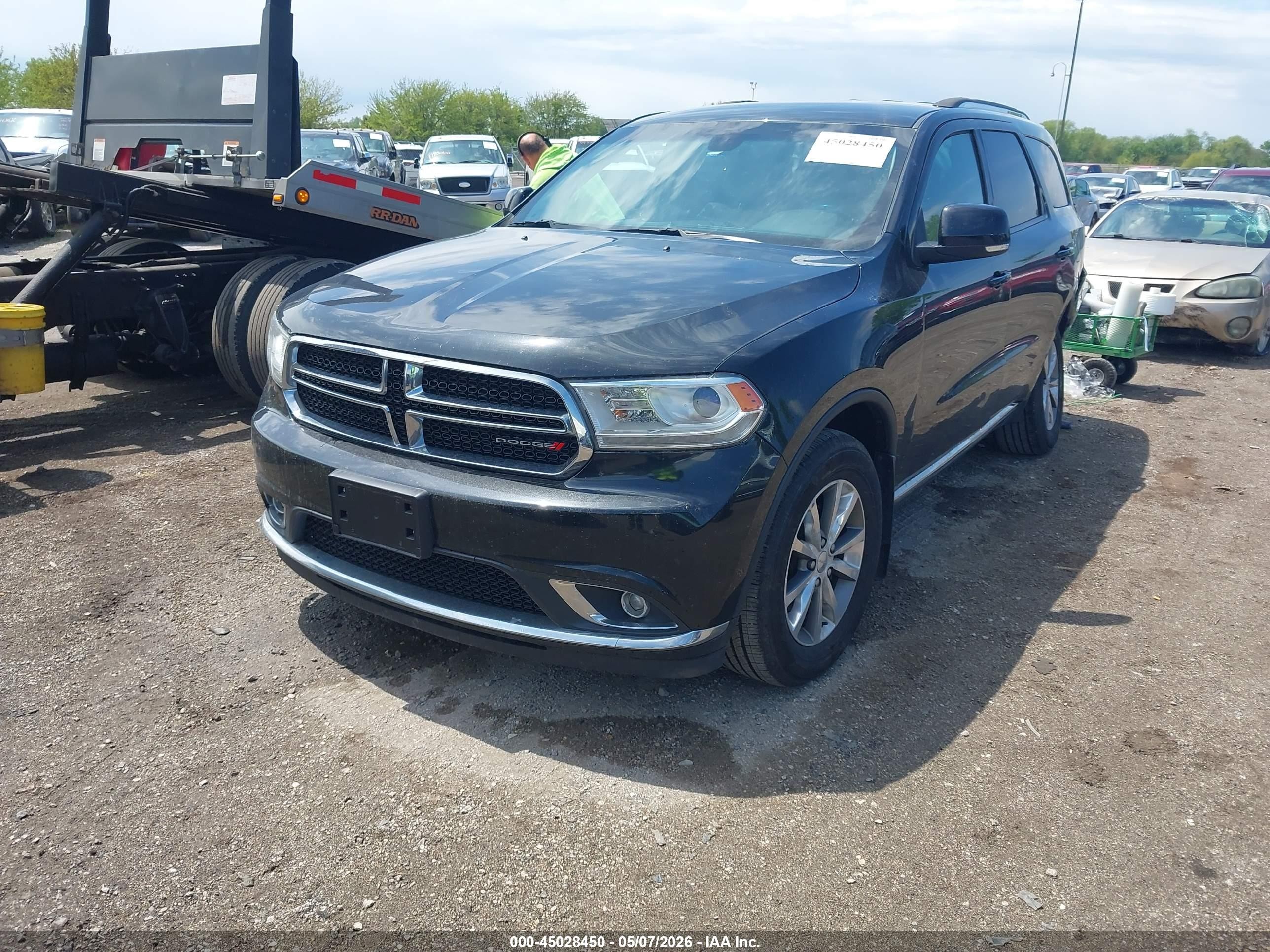 2014 Dodge Durango Limited Black vin: 1C4RDJDG4EC501729