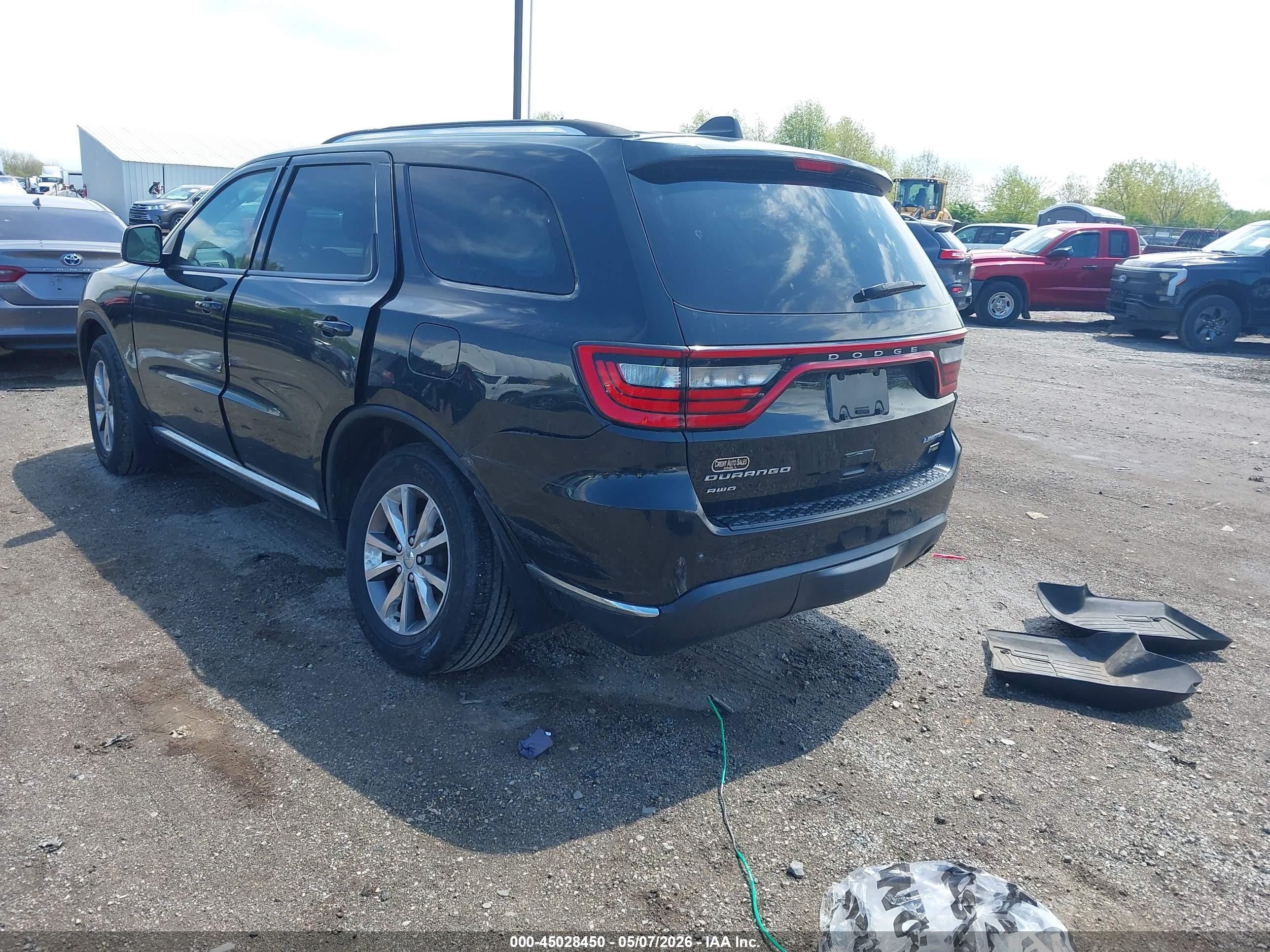 2014 Dodge Durango Limited Black vin: 1C4RDJDG4EC501729