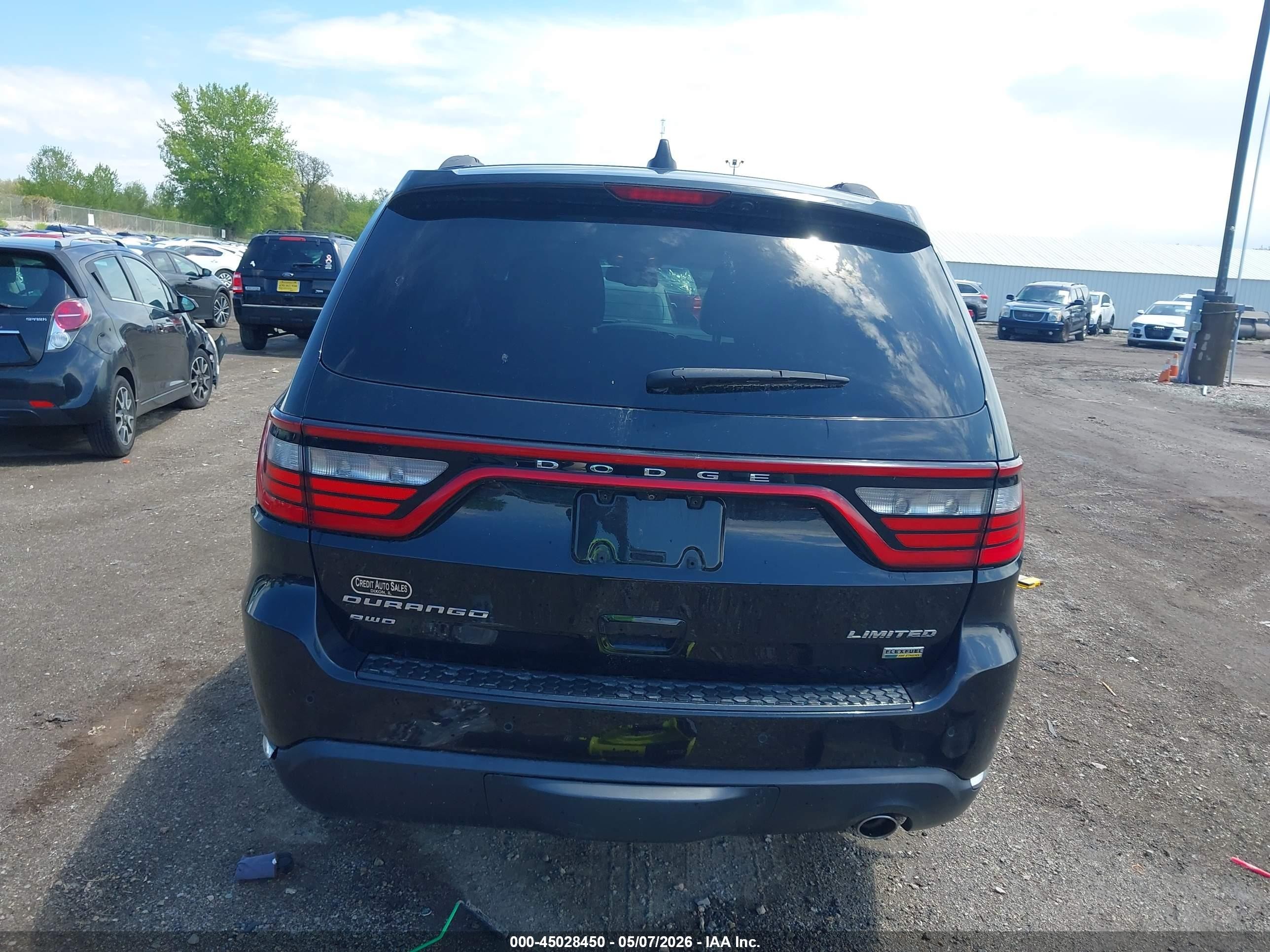 2014 Dodge Durango Limited Black vin: 1C4RDJDG4EC501729