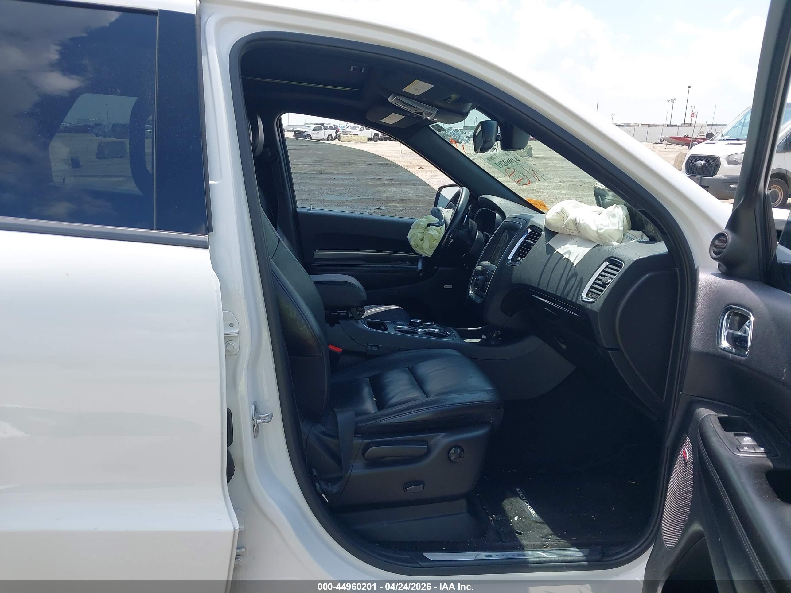 2015 Dodge Durango Limited White vin: 1C4RDJDG4FC169907