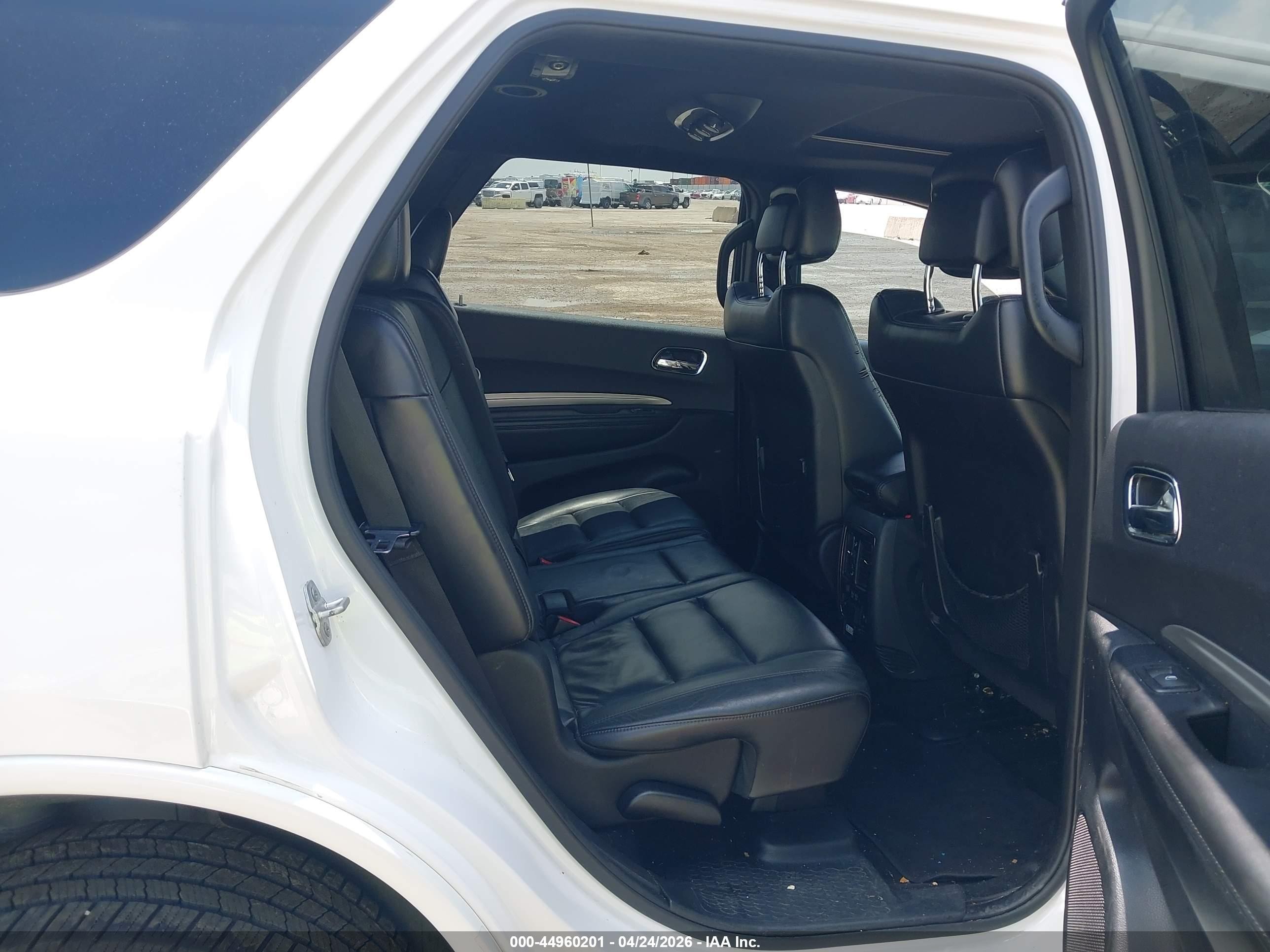 2015 Dodge Durango Limited White vin: 1C4RDJDG4FC169907