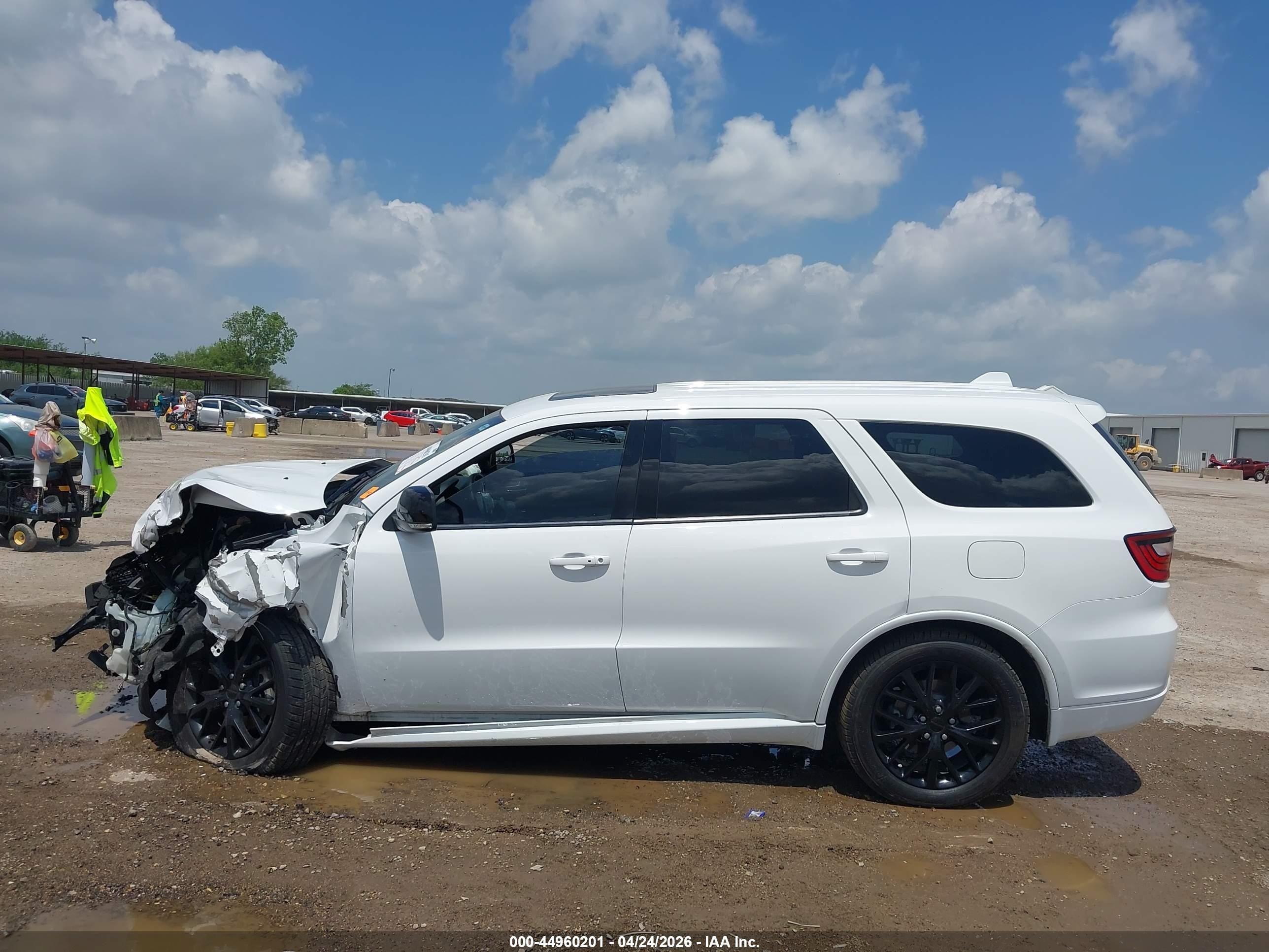 2015 Dodge Durango Limited White vin: 1C4RDJDG4FC169907