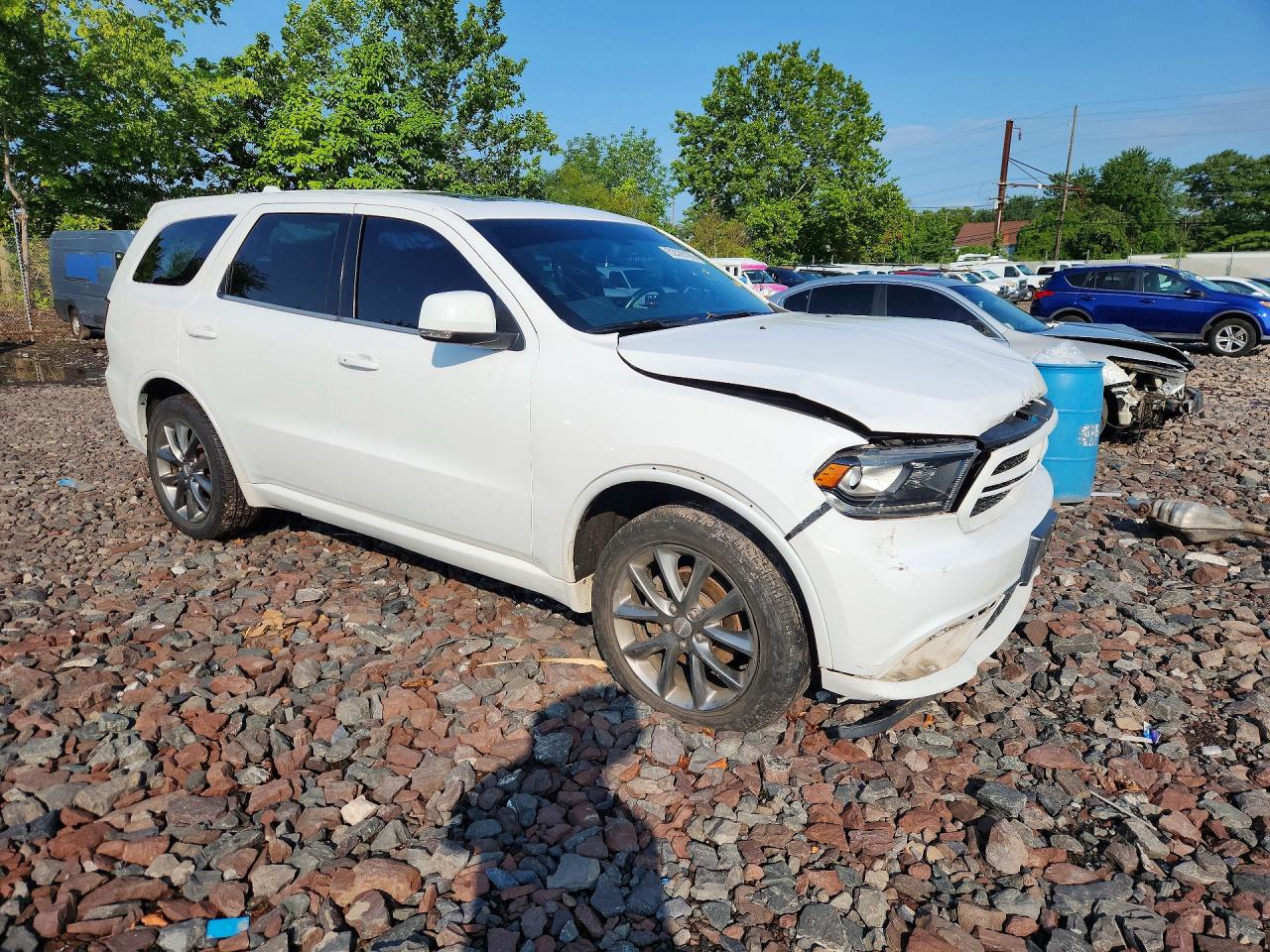 2015 Dodge Durango Limited Белый vin: 1C4RDJDG4FC180440