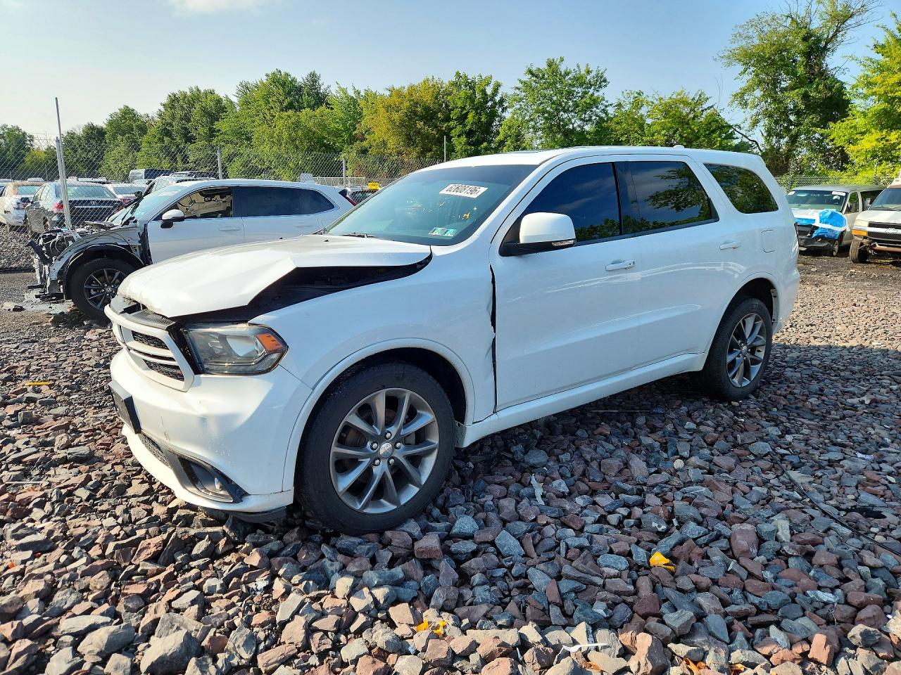 2015 Dodge Durango Limited Белый vin: 1C4RDJDG4FC180440