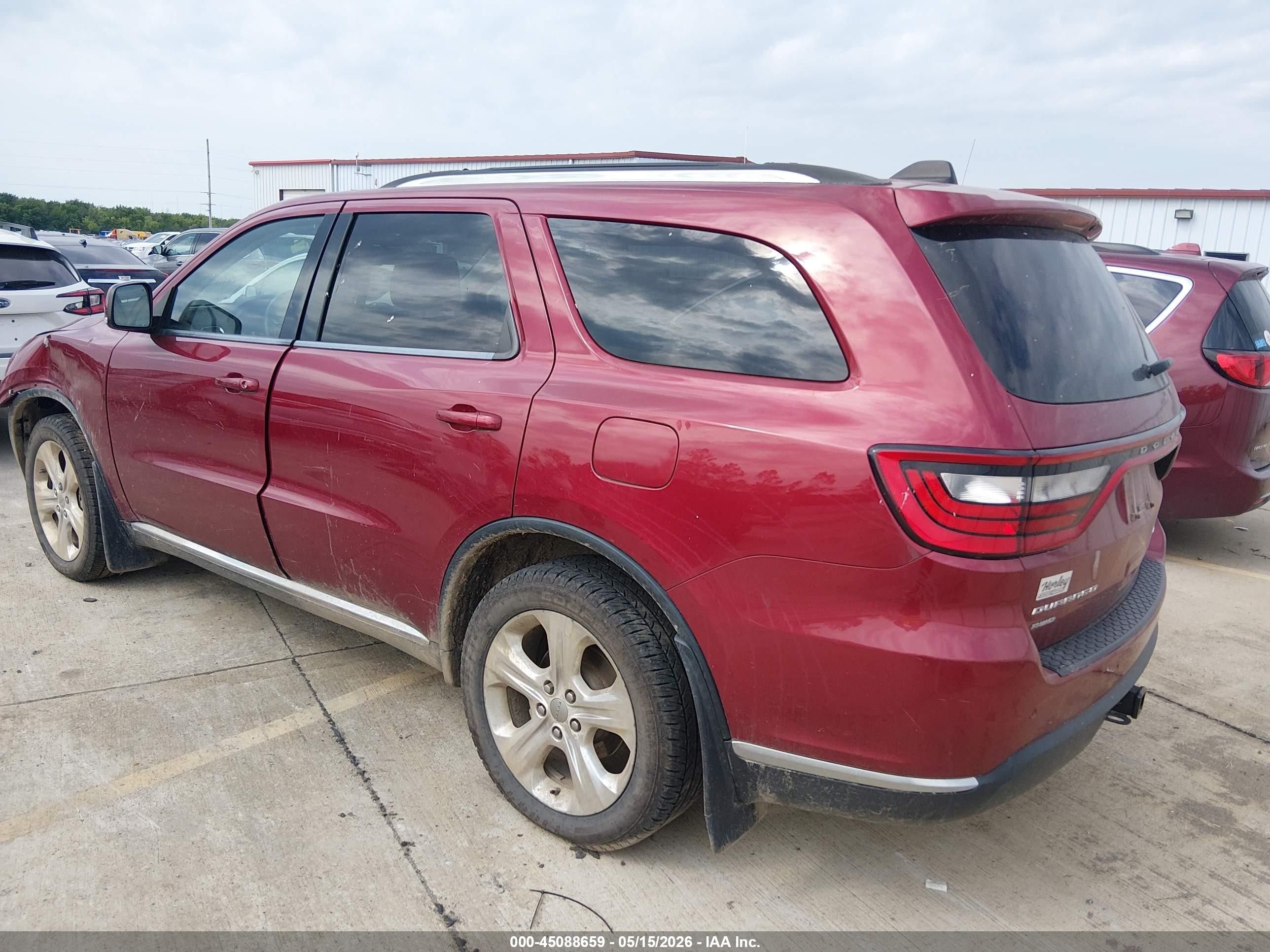 2015 Dodge Durango Limited Red vin: 1C4RDJDG4FC851461