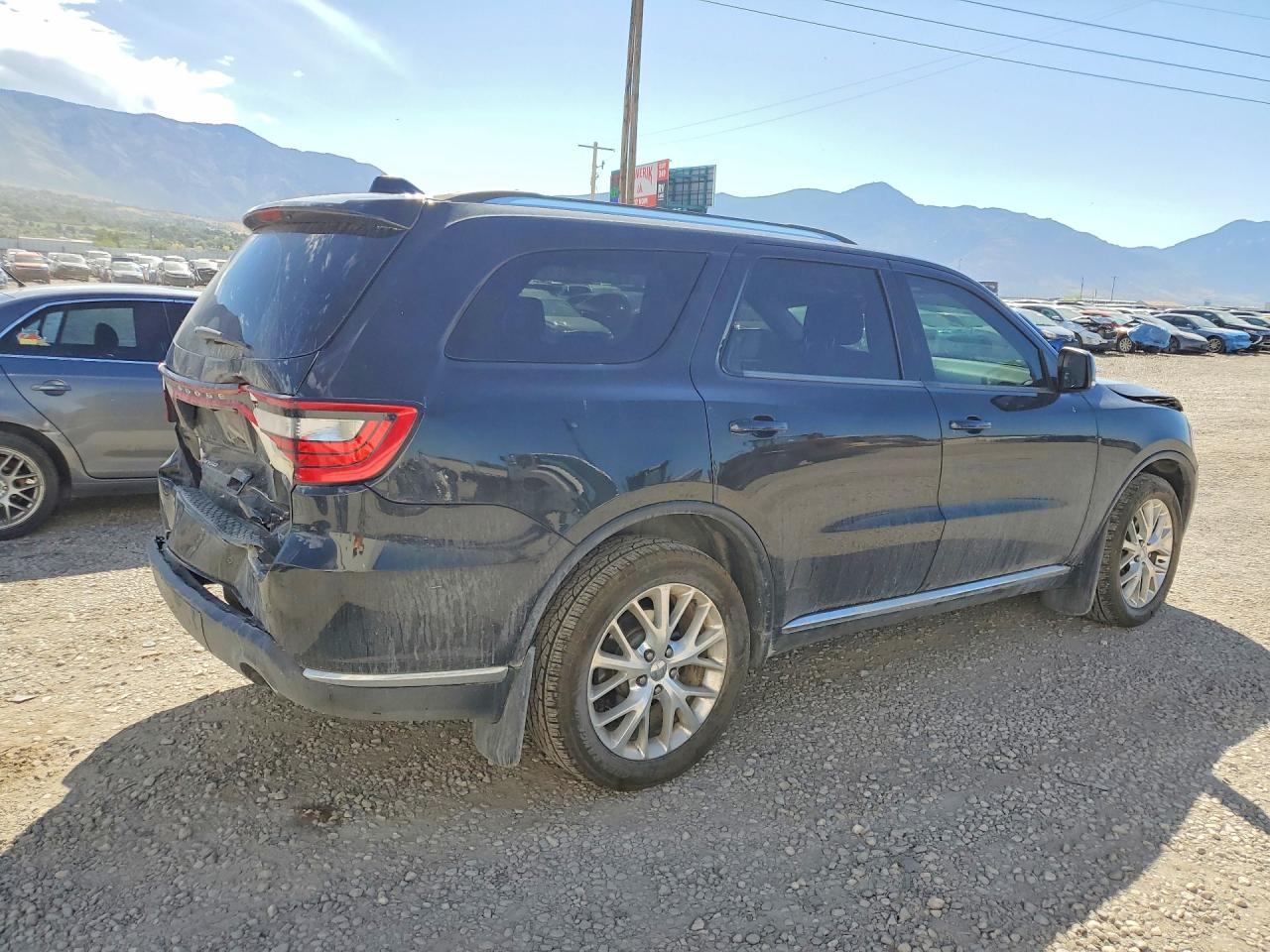2016 Dodge Durango Limited Black vin: 1C4RDJDG4GC416182