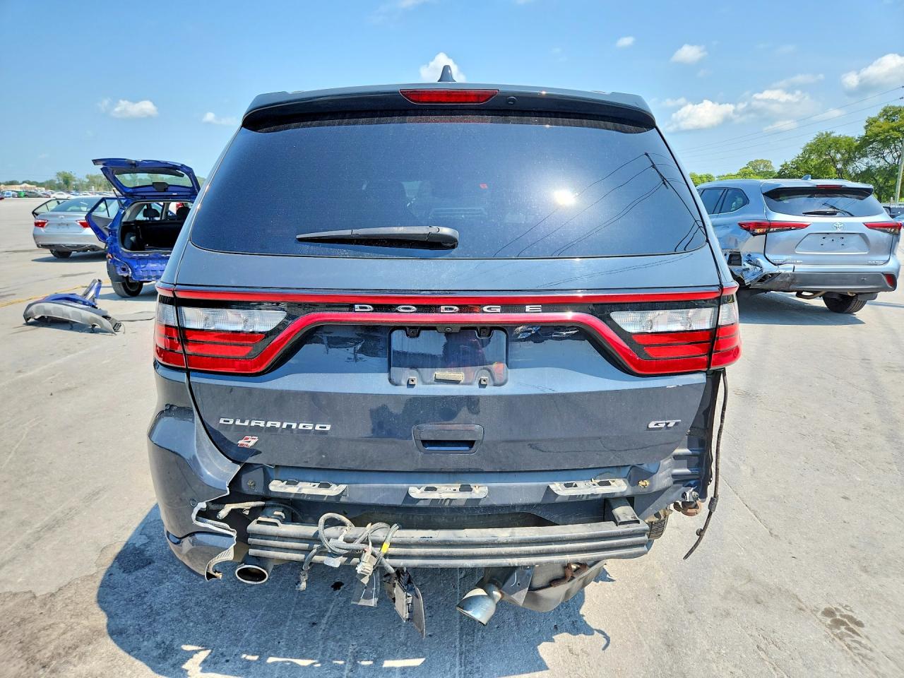 2018 Dodge Durango Gt Blue vin: 1C4RDJDG4JC384521