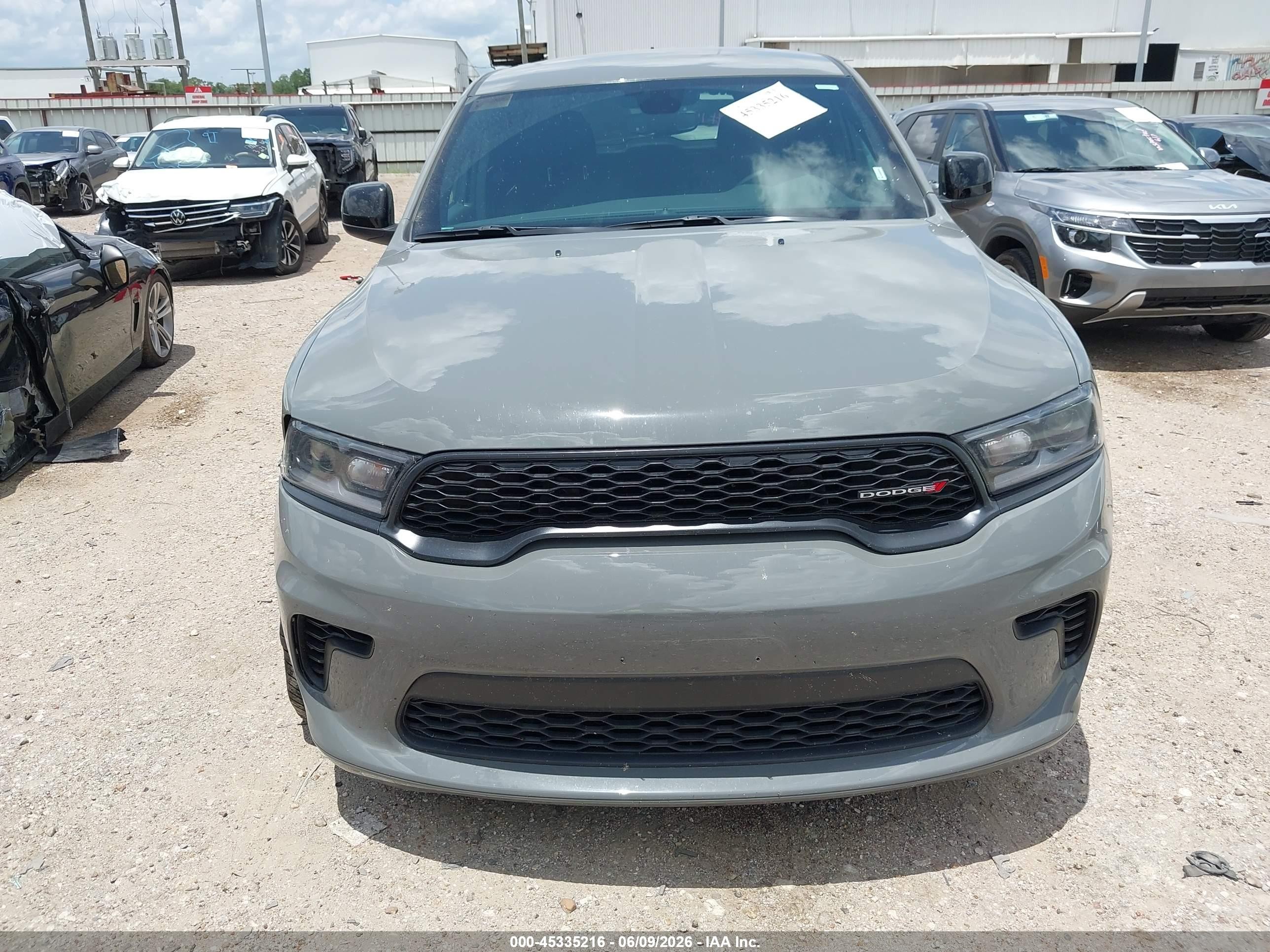 2026 Dodge Durango Gt Awd Gray vin: 1C4RDJDG4TC265175