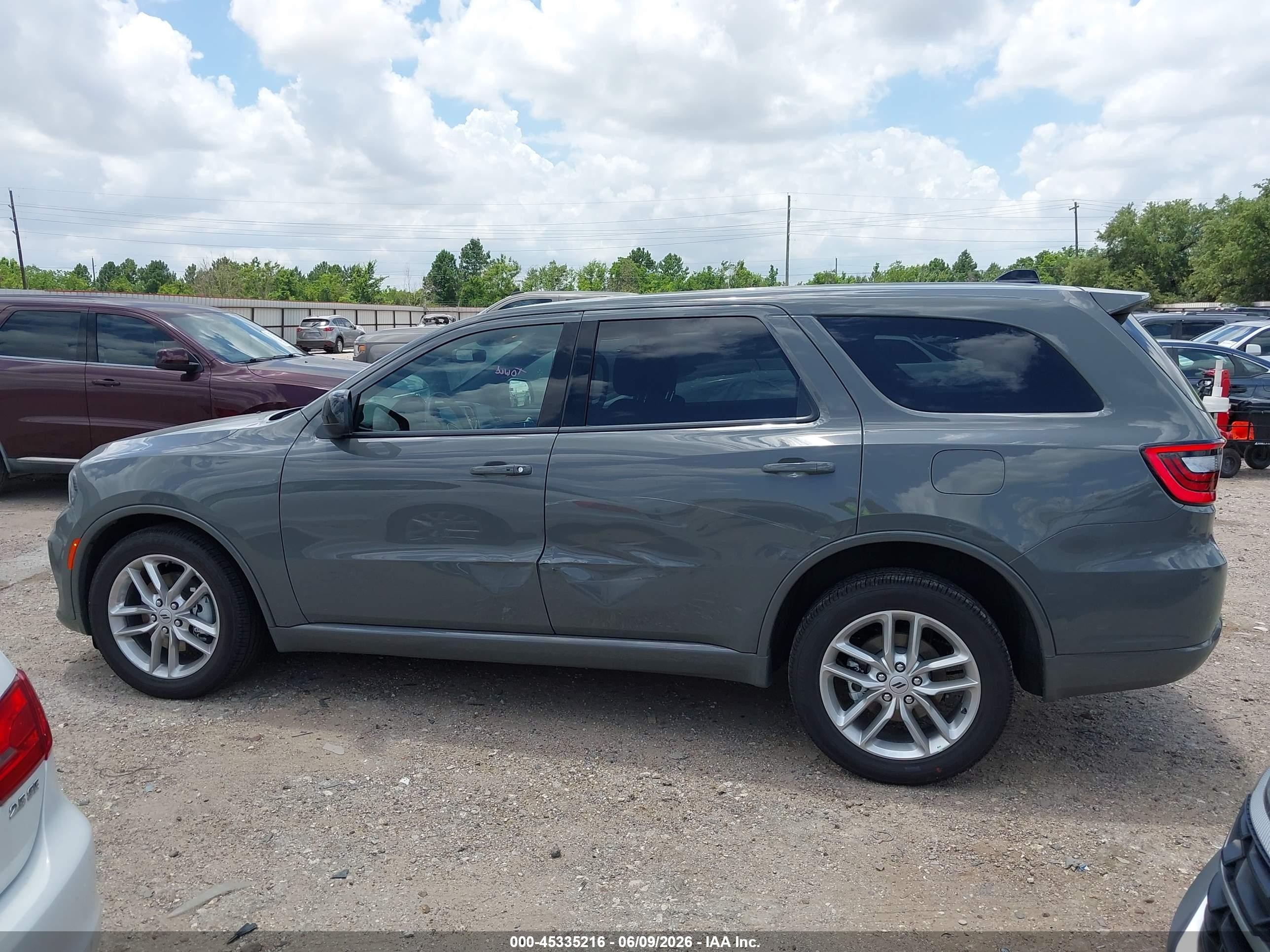 2026 Dodge Durango Gt Awd Gray vin: 1C4RDJDG4TC265175