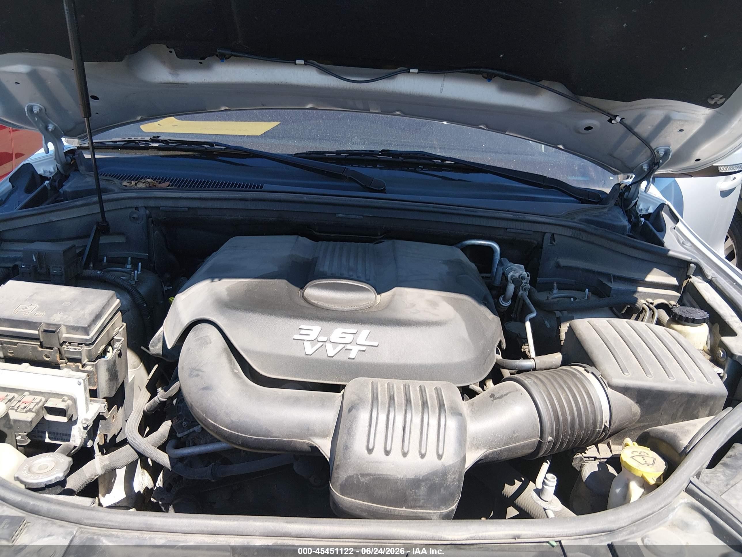 2012 Dodge Durango Crew Silver vin: 1C4RDJDG5CC181141