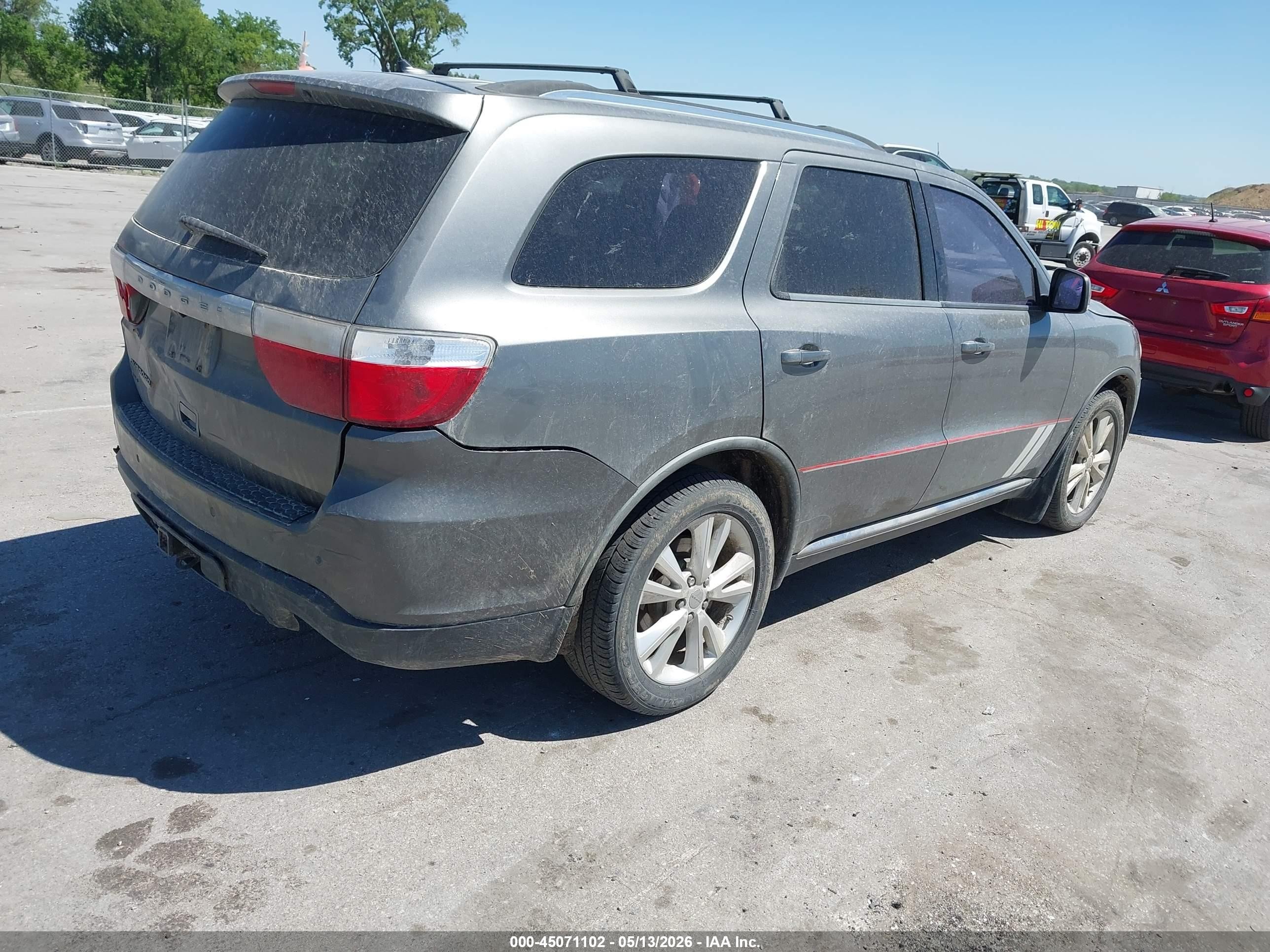 2012 Dodge Durango Crew Brown vin: 1C4RDJDG5CC198148