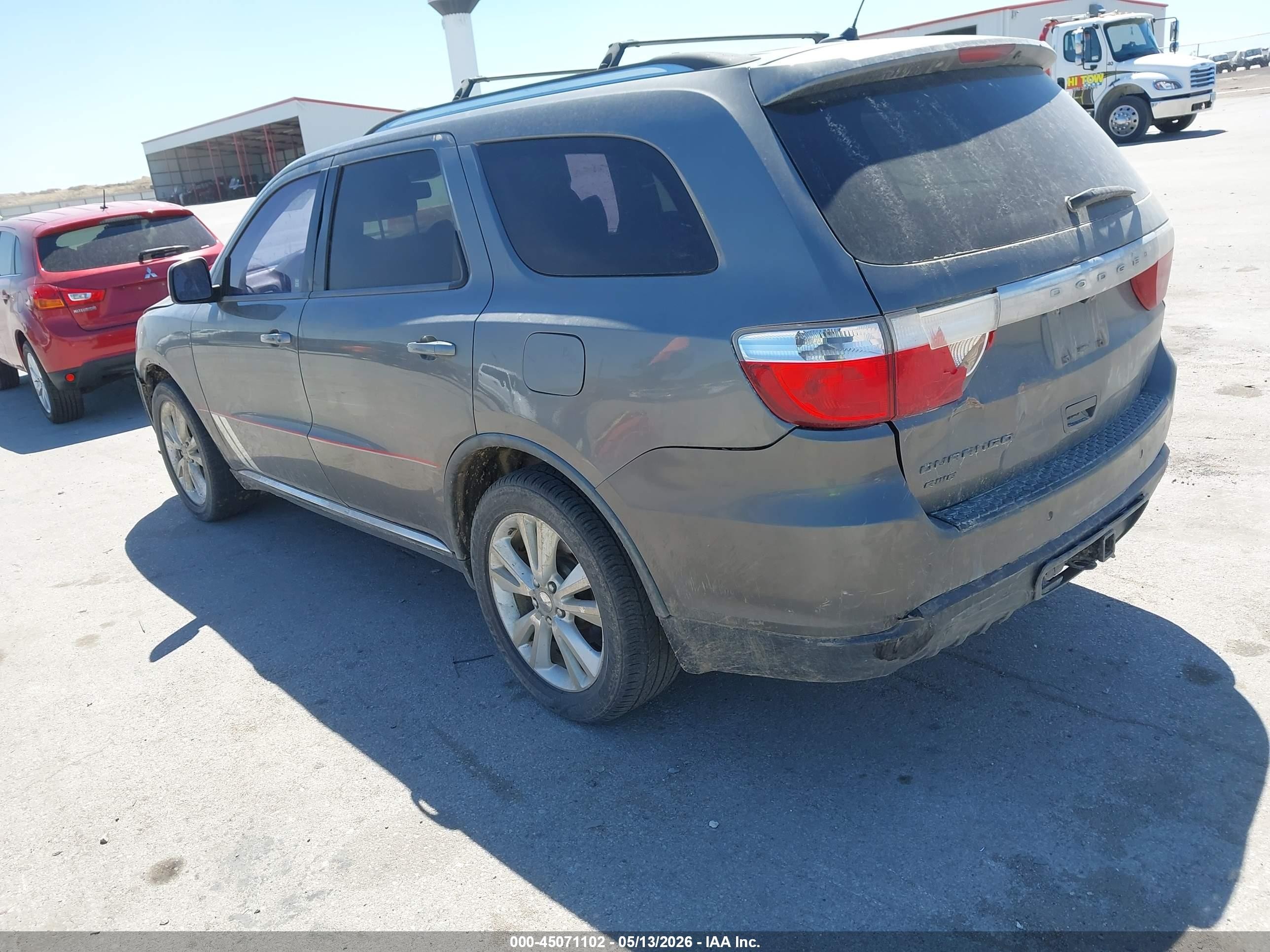 2012 Dodge Durango Crew Brown vin: 1C4RDJDG5CC198148