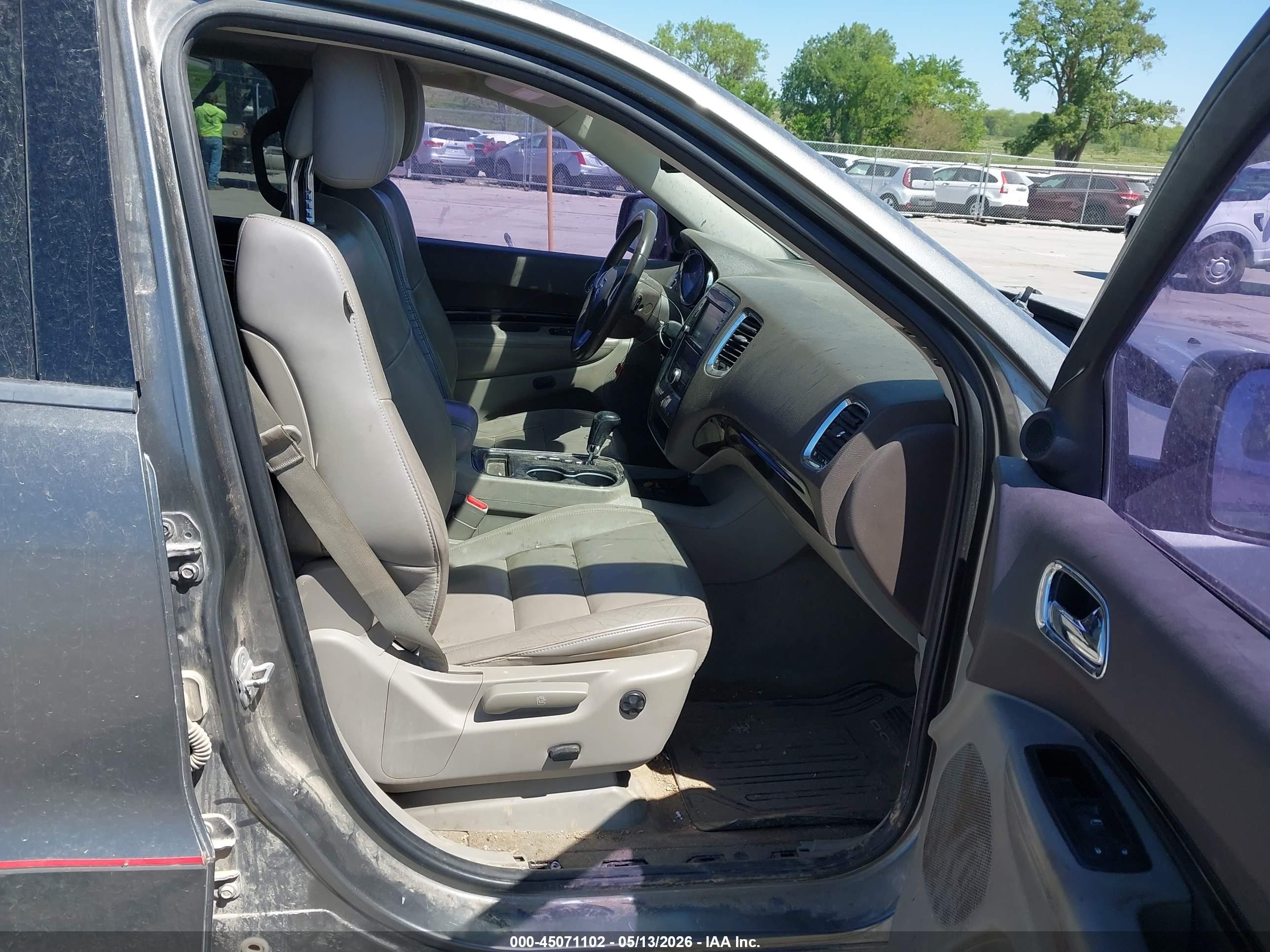 2012 Dodge Durango Crew Brown vin: 1C4RDJDG5CC198148