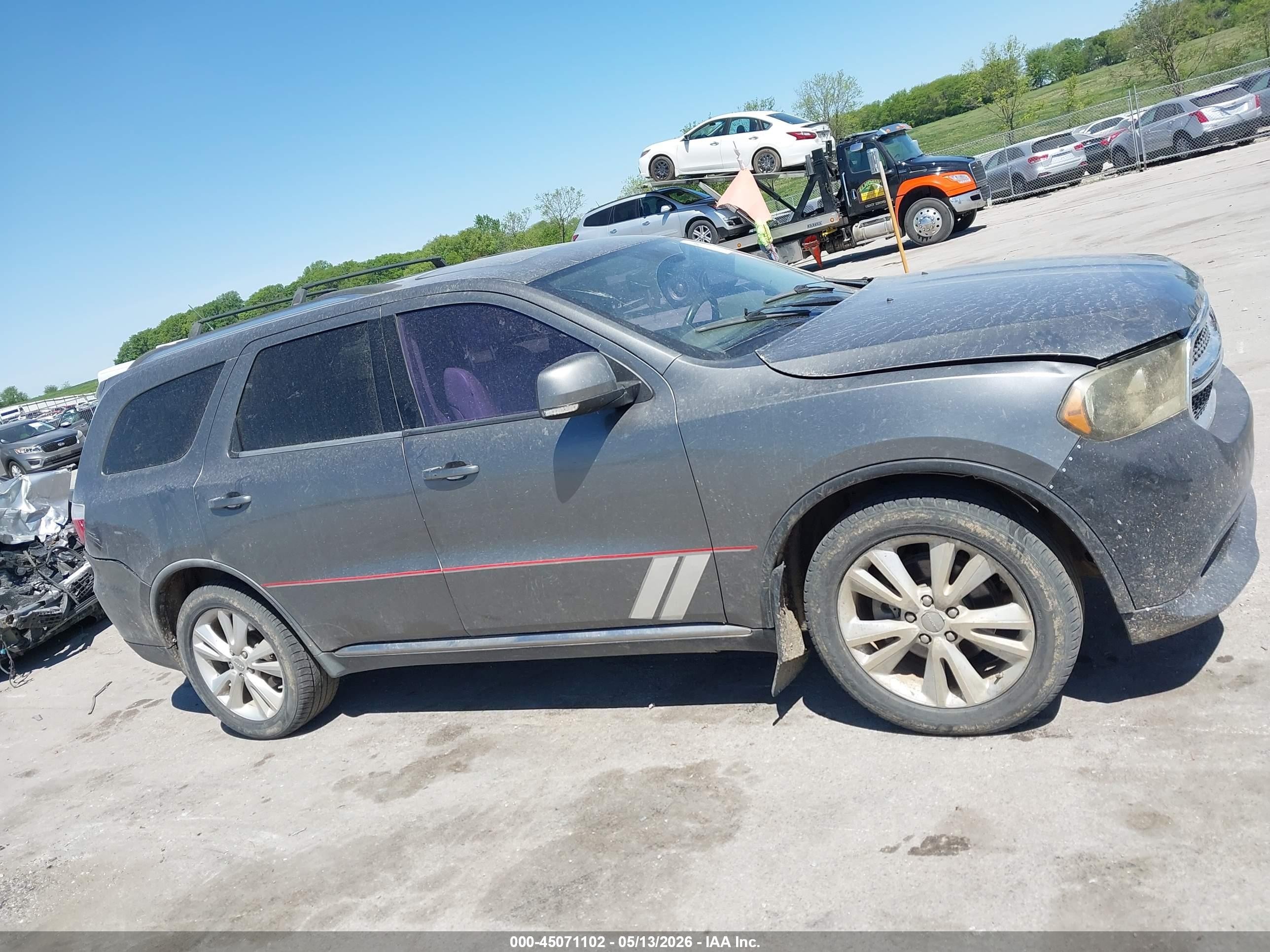 2012 Dodge Durango Crew Brown vin: 1C4RDJDG5CC198148