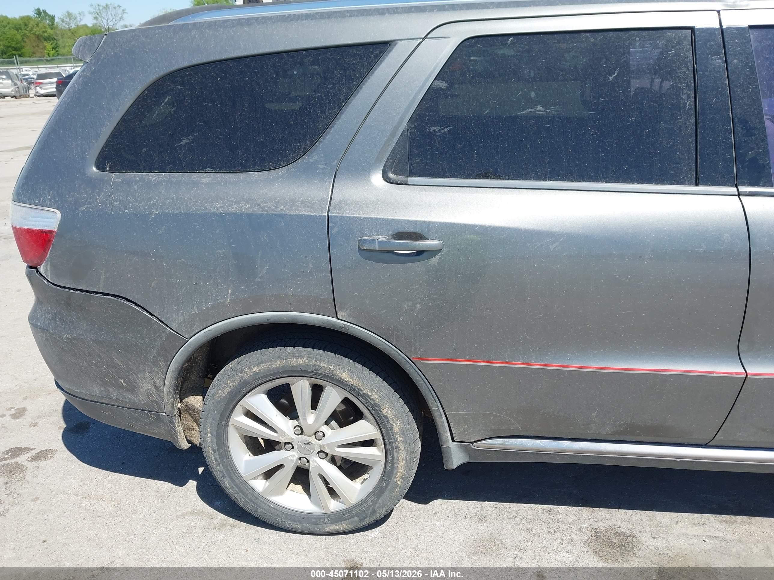 2012 Dodge Durango Crew Brown vin: 1C4RDJDG5CC198148