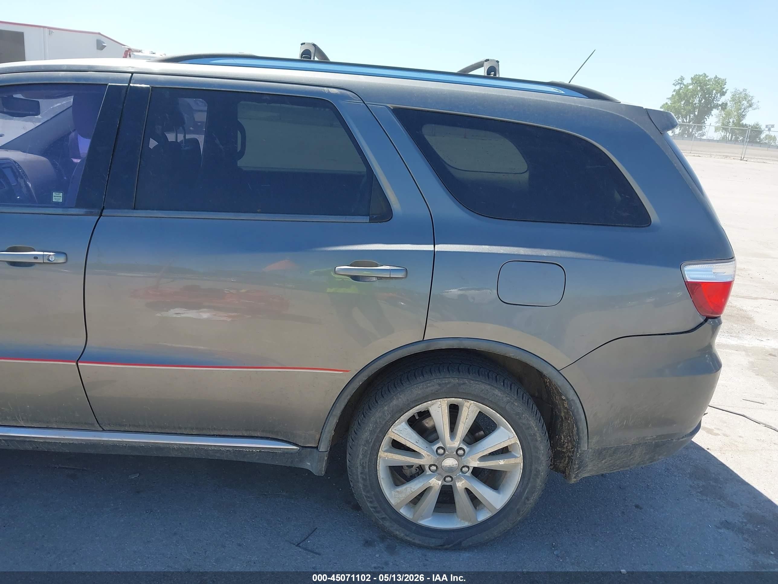 2012 Dodge Durango Crew Brown vin: 1C4RDJDG5CC198148