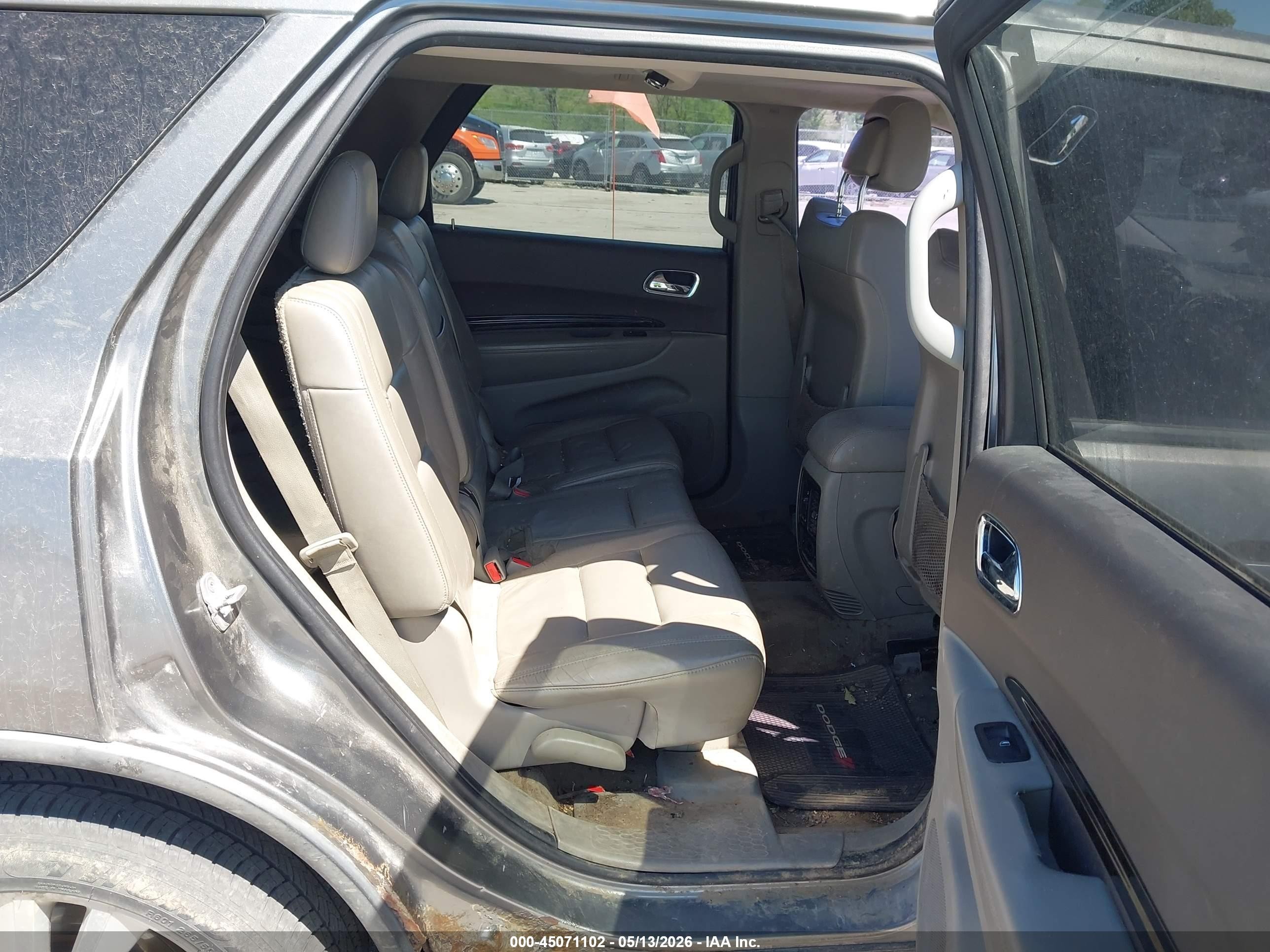 2012 Dodge Durango Crew Brown vin: 1C4RDJDG5CC198148