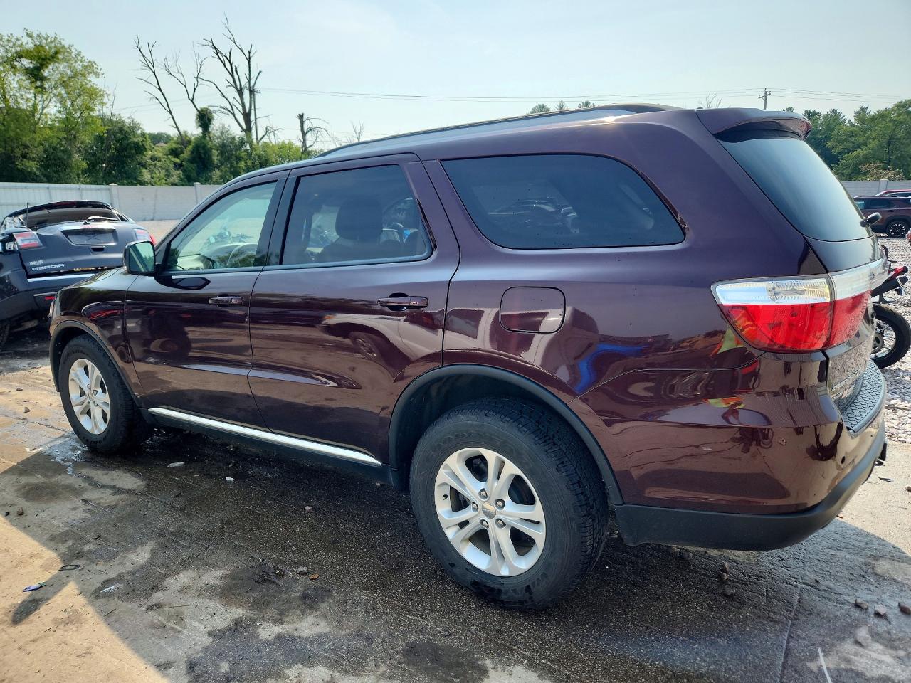 2012 Dodge Durango Crew Burgundy vin: 1C4RDJDG5CC308602