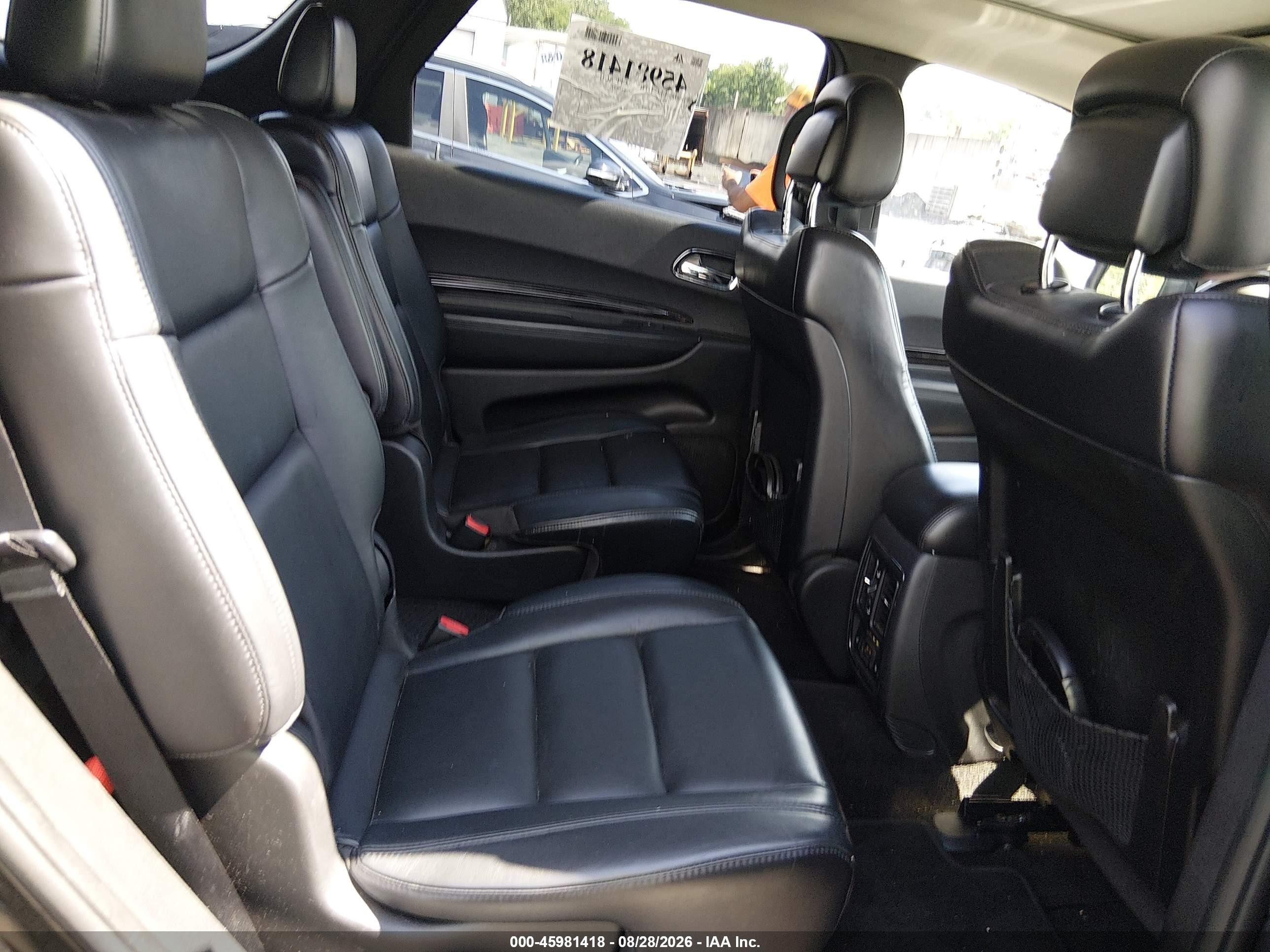 2012 Dodge Durango Crew Черный vin: 1C4RDJDG5CC308826