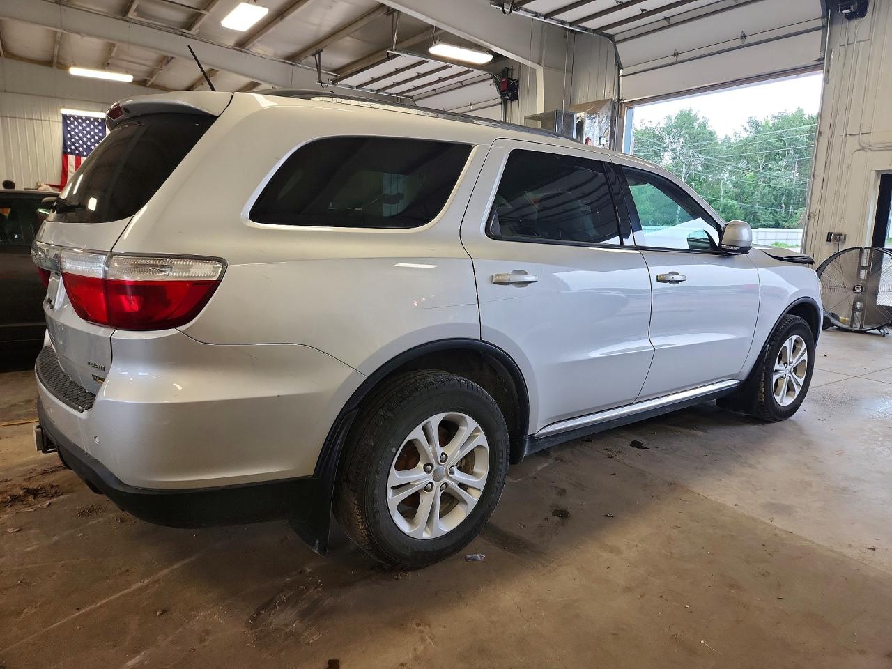 2012 Dodge Durango Crew Silver vin: 1C4RDJDG5CC322967