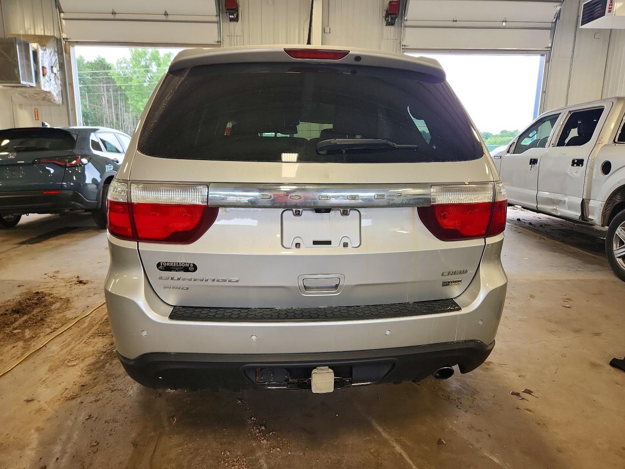 2012 Dodge Durango Crew Silver vin: 1C4RDJDG5CC322967