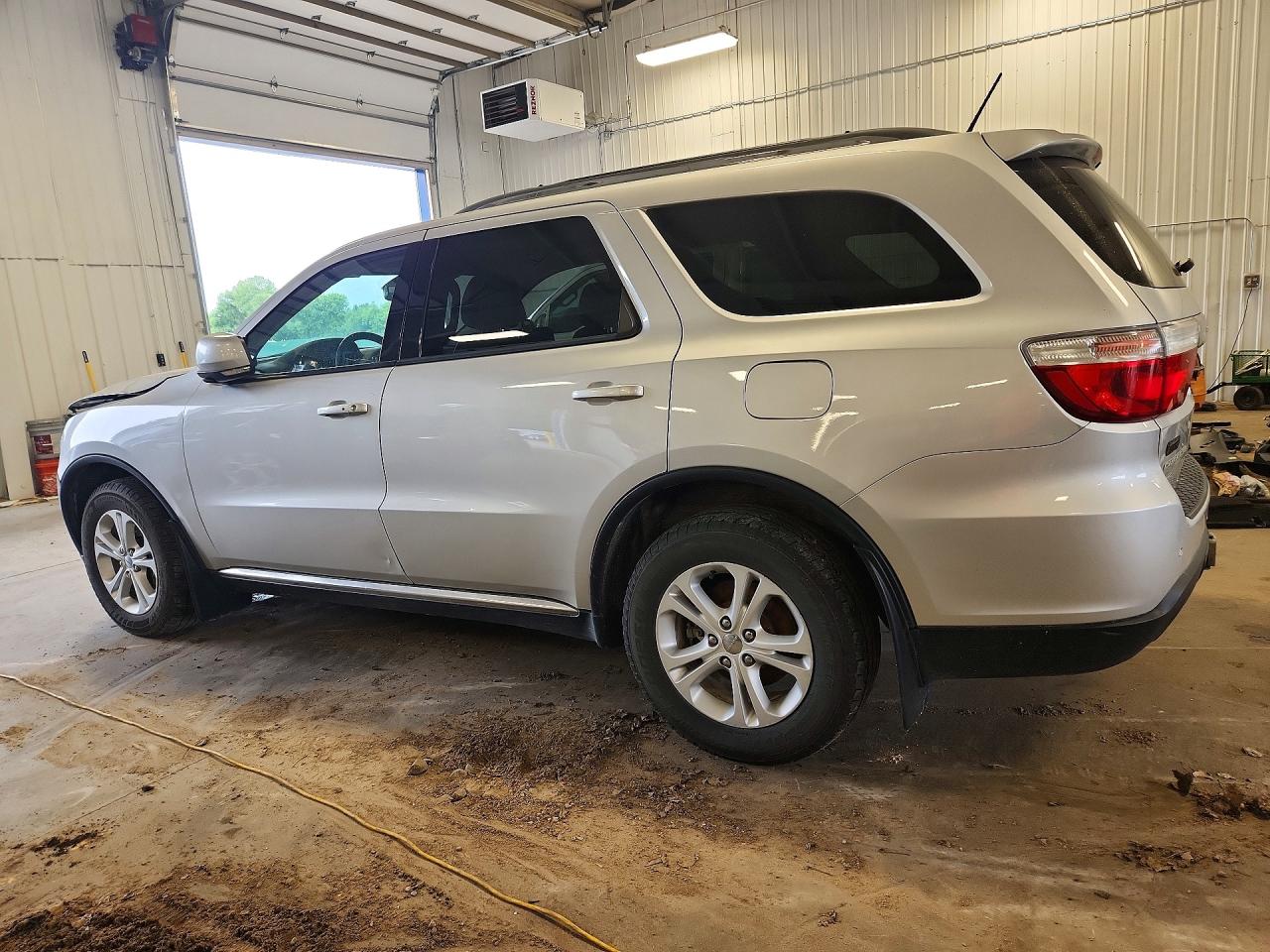 2012 Dodge Durango Crew Silver vin: 1C4RDJDG5CC322967