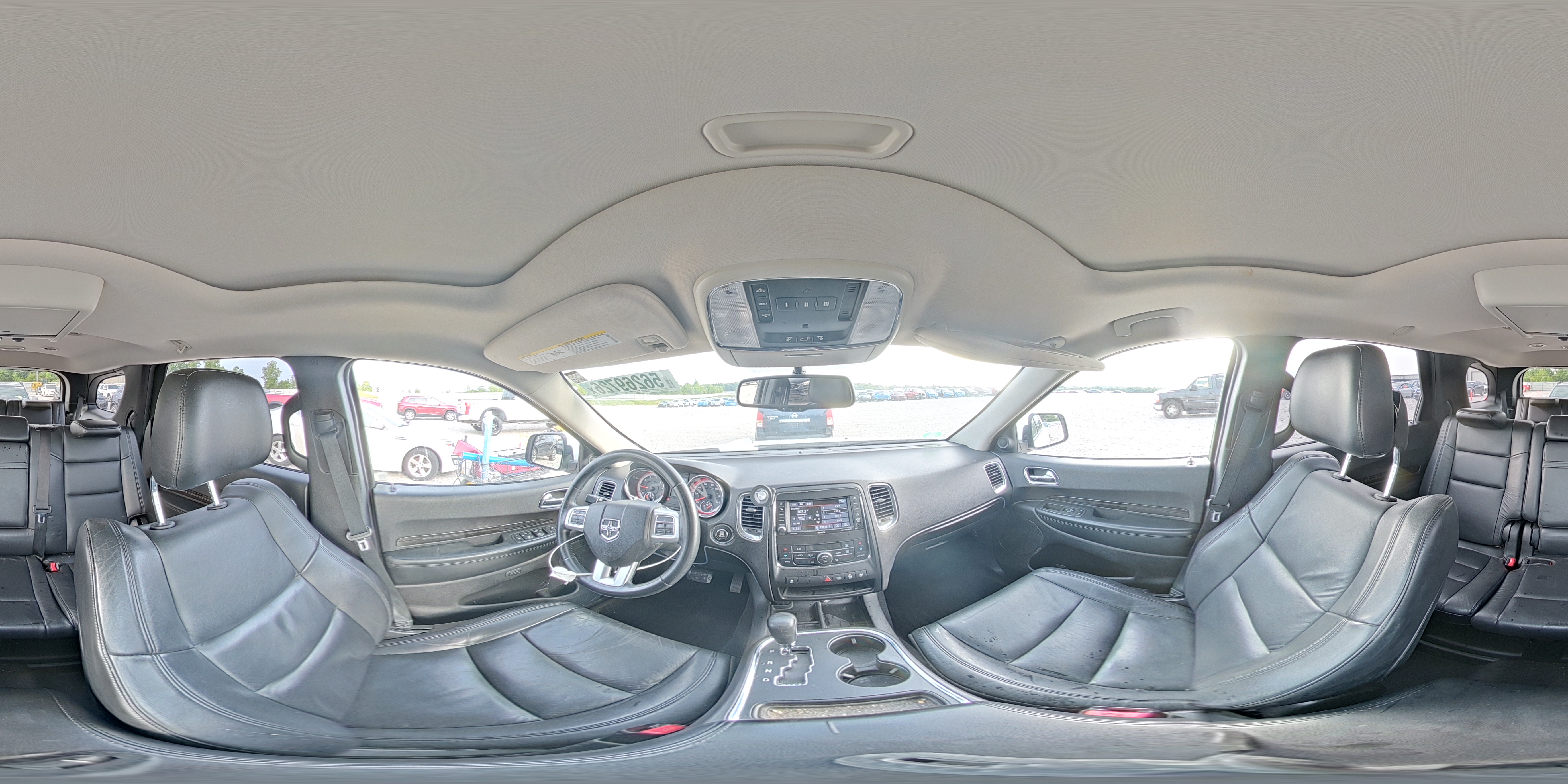 2013 Dodge Durango Crew White vin: 1C4RDJDG5DC554244