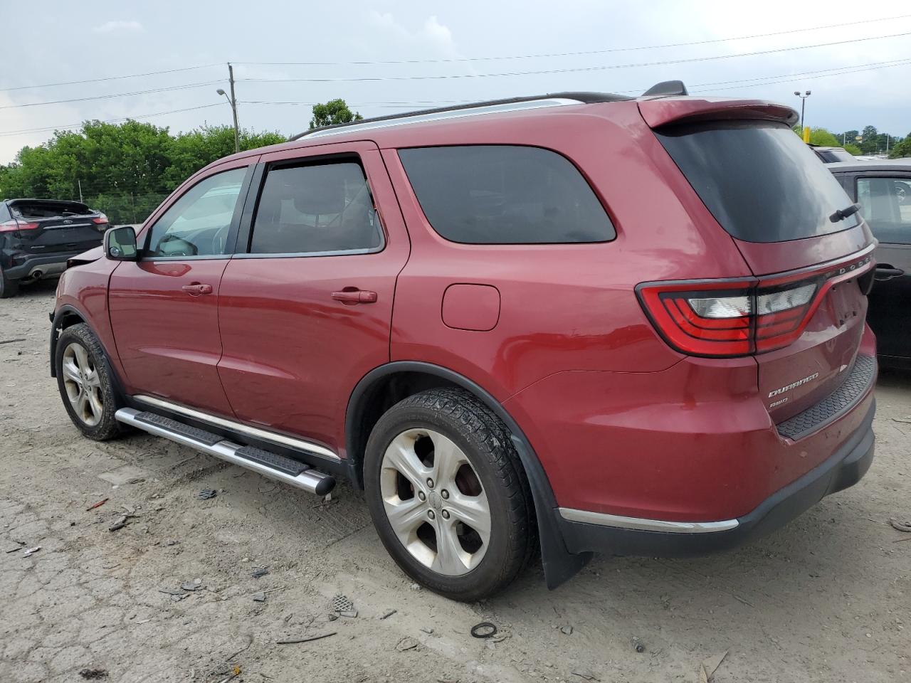 2014 Dodge Durango Limited Burgundy vin: 1C4RDJDG5EC278617