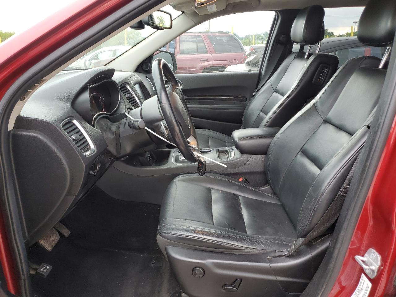 2014 Dodge Durango Limited Burgundy vin: 1C4RDJDG5EC278617