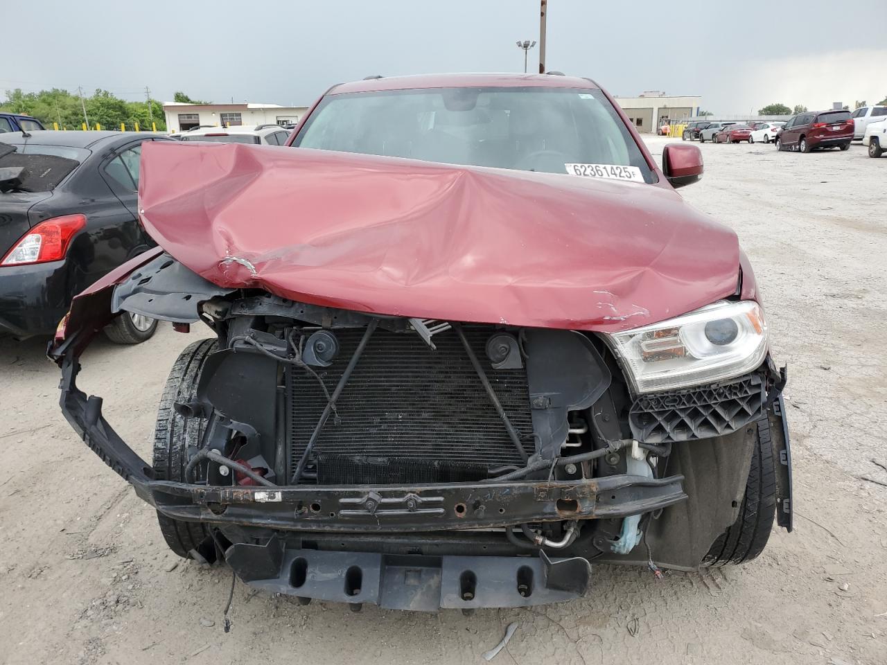 2014 Dodge Durango Limited Burgundy vin: 1C4RDJDG5EC278617