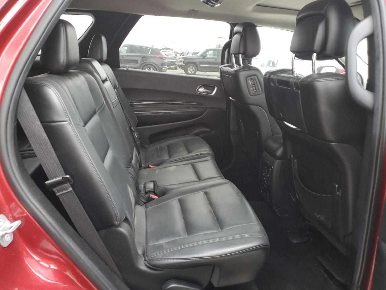 2014 Dodge Durango Limited Burgundy vin: 1C4RDJDG5EC278617