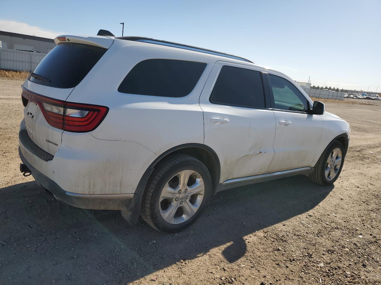 2014 Dodge Durango Limited White vin: 1C4RDJDG5EC360850
