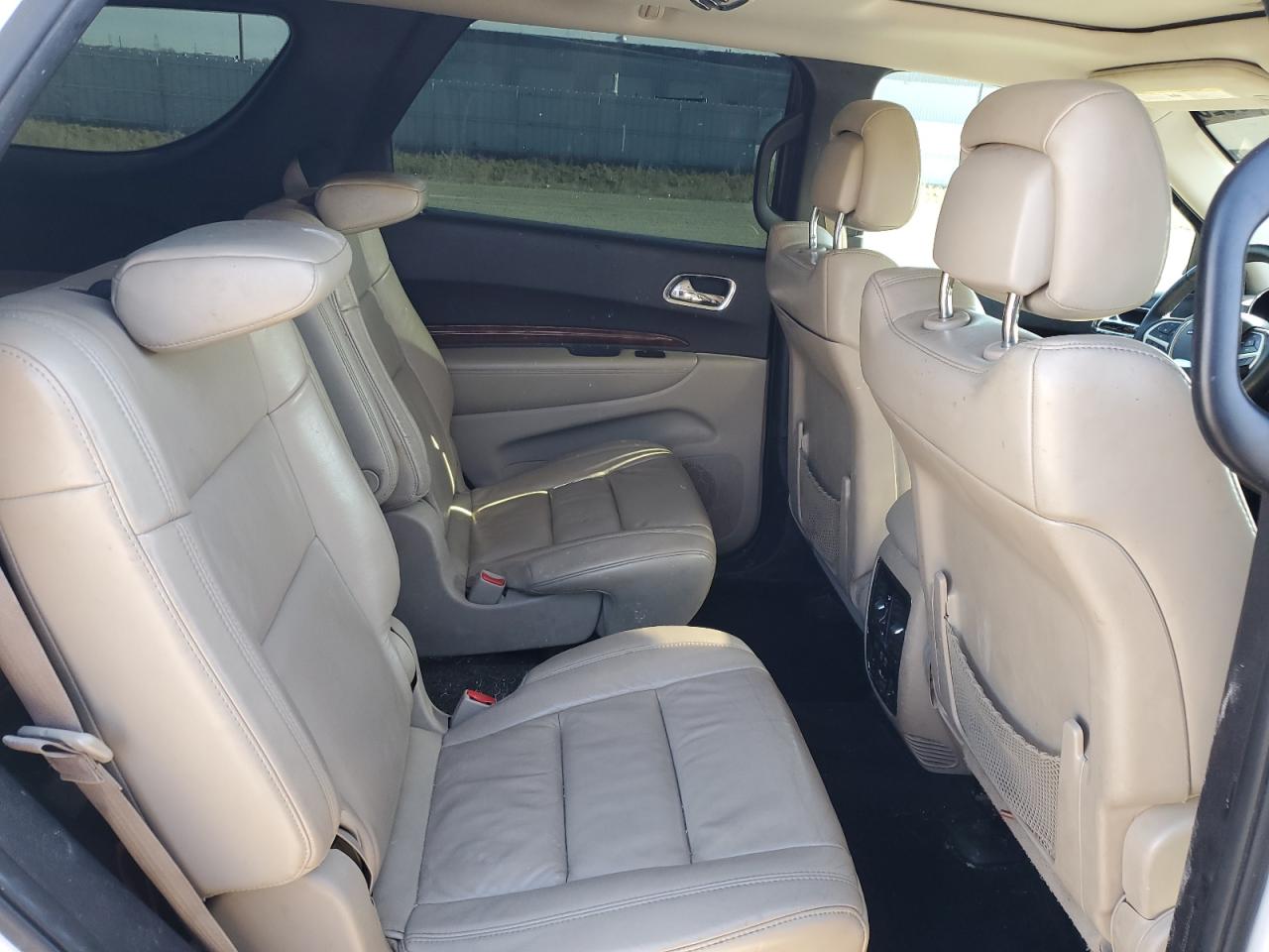 2014 Dodge Durango Limited White vin: 1C4RDJDG5EC360850