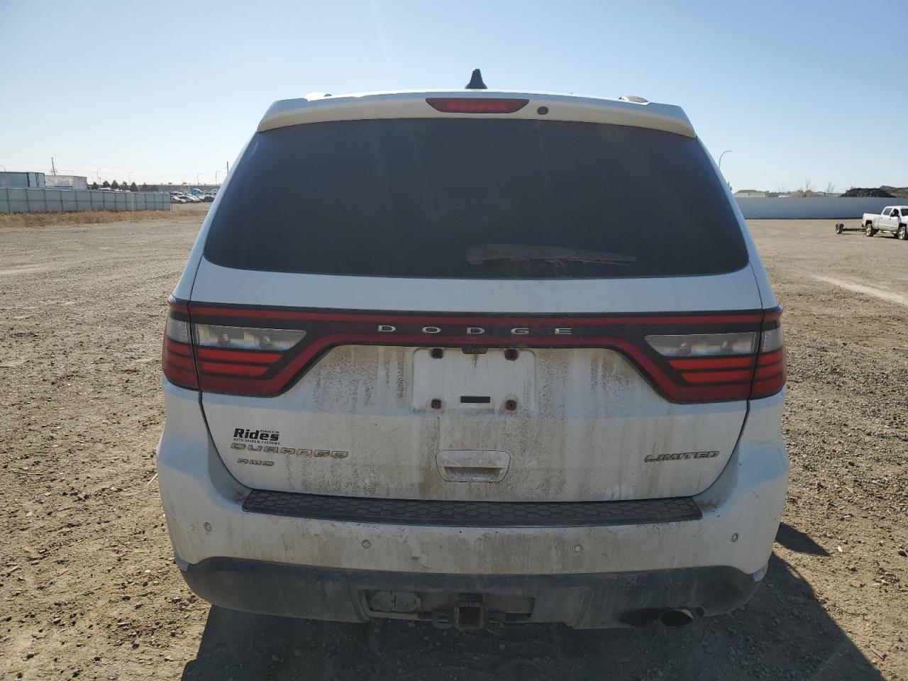 2014 Dodge Durango Limited White vin: 1C4RDJDG5EC360850
