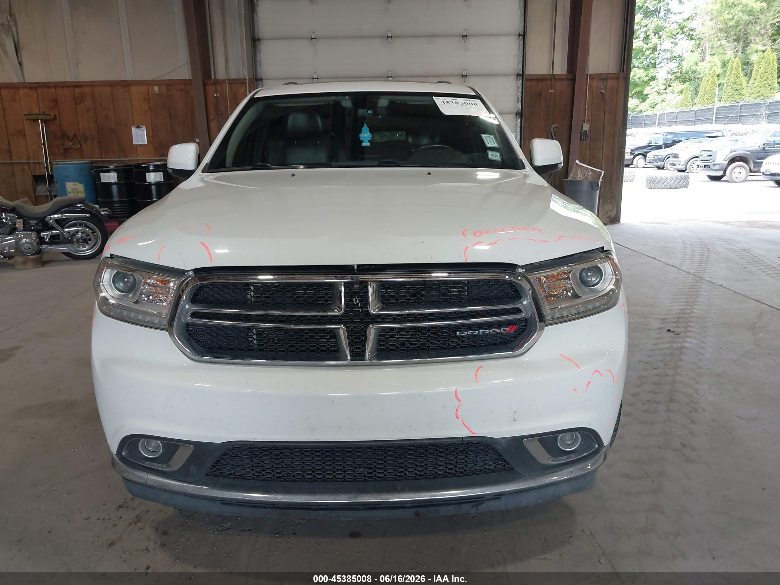 2014 Dodge Durango Limited White vin: 1C4RDJDG5EC462018