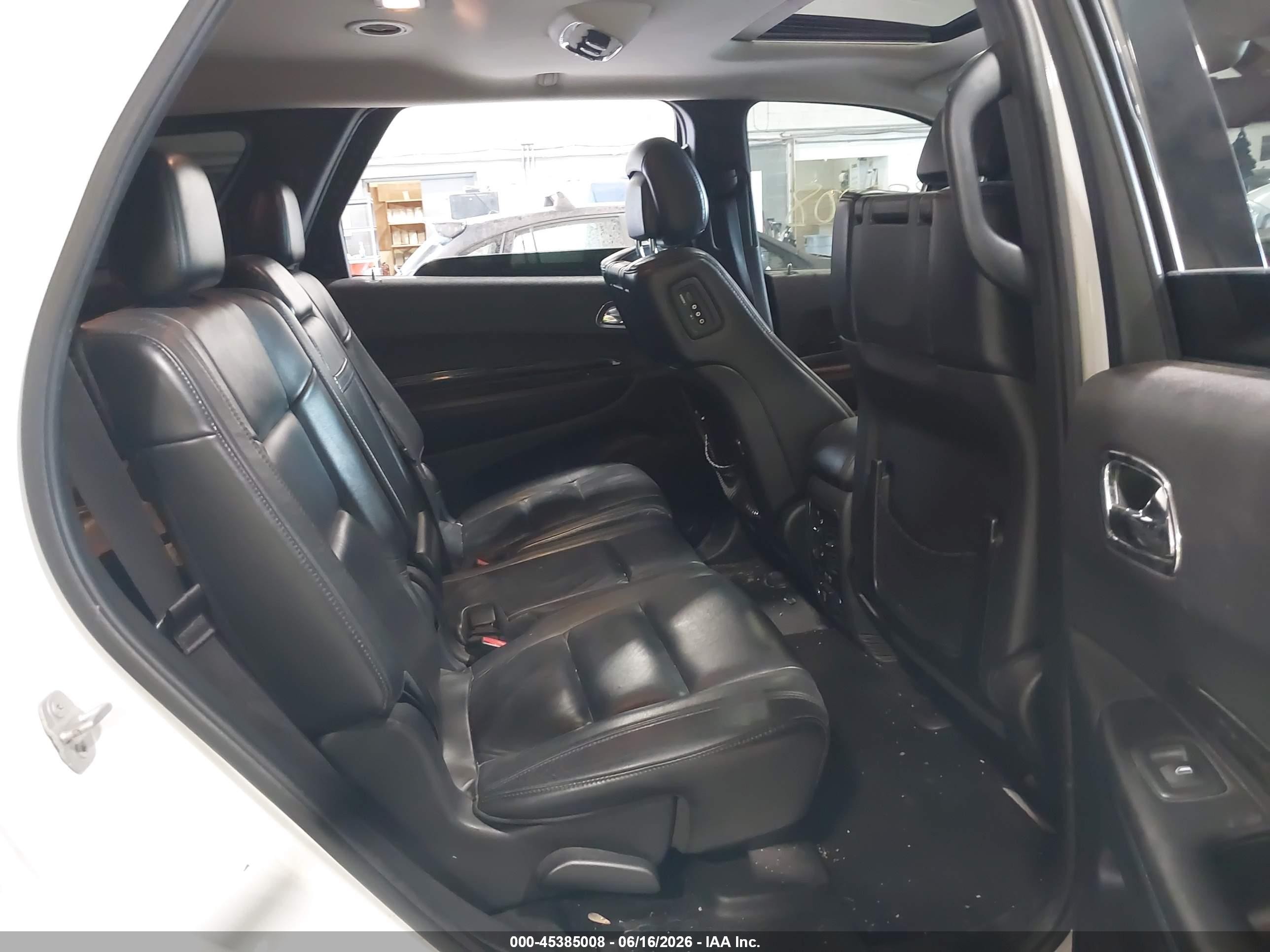 2014 Dodge Durango Limited White vin: 1C4RDJDG5EC462018