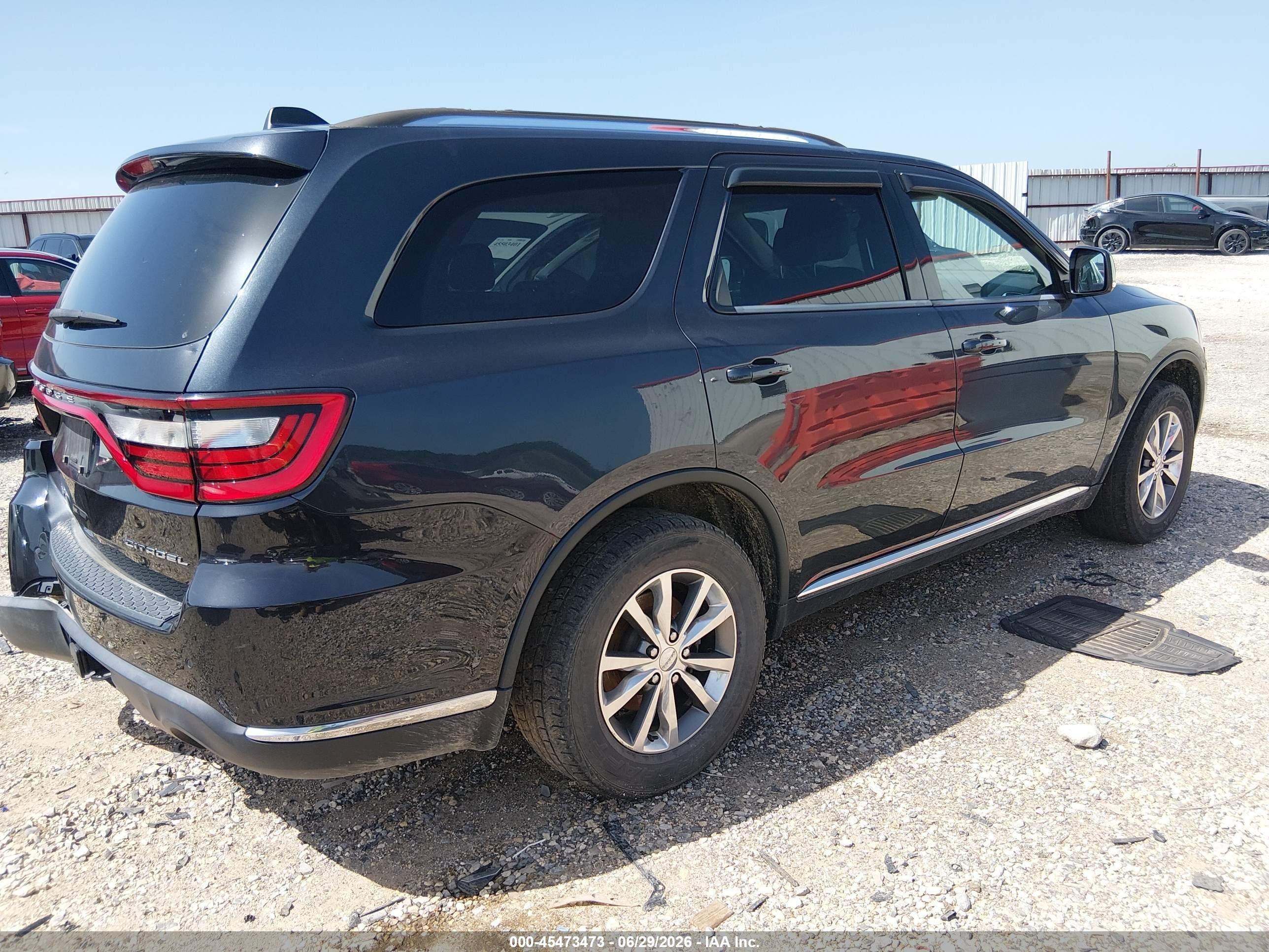 2014 Dodge Durango Limited Black vin: 1C4RDJDG5EC475447