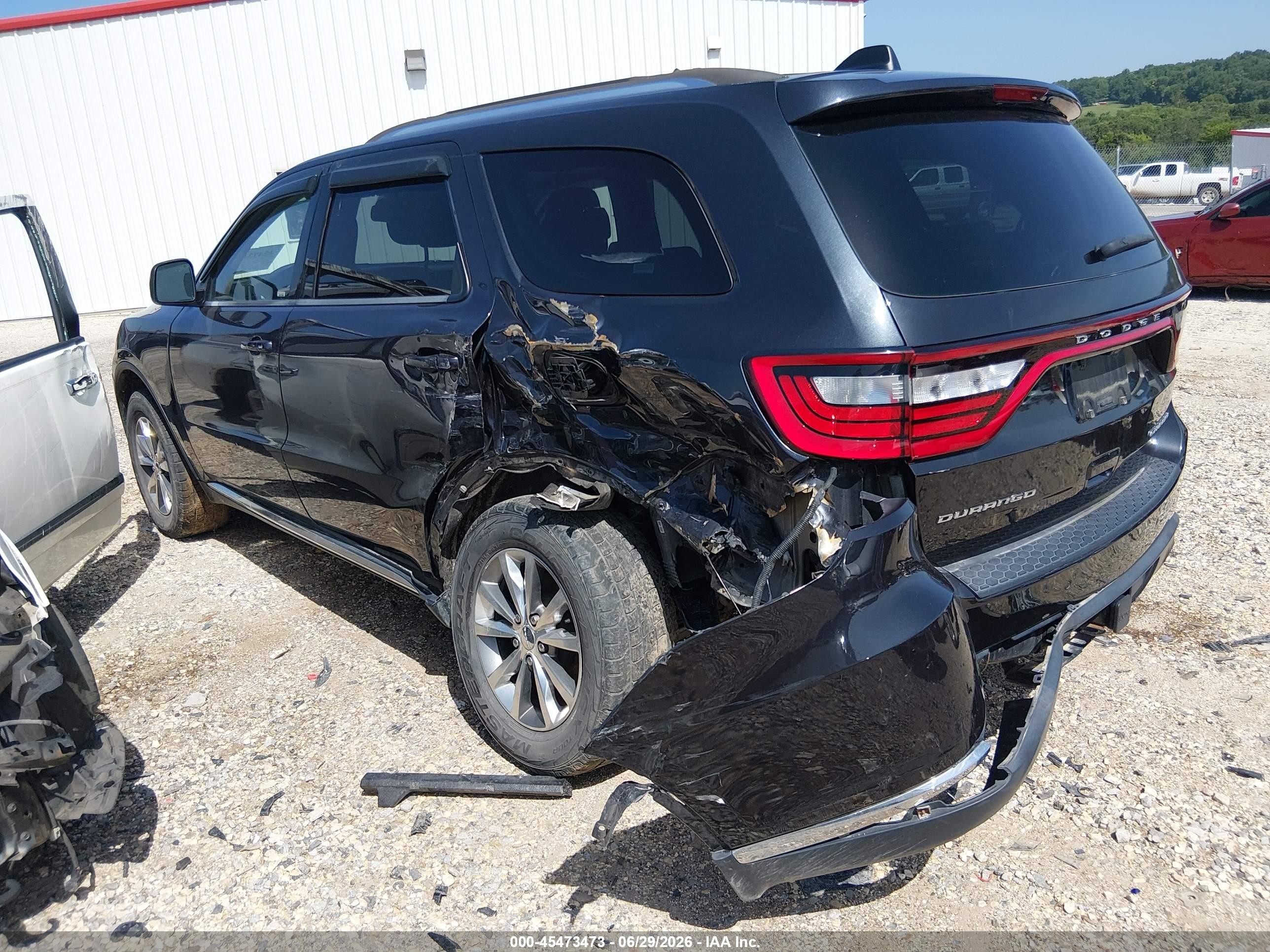 2014 Dodge Durango Limited Black vin: 1C4RDJDG5EC475447